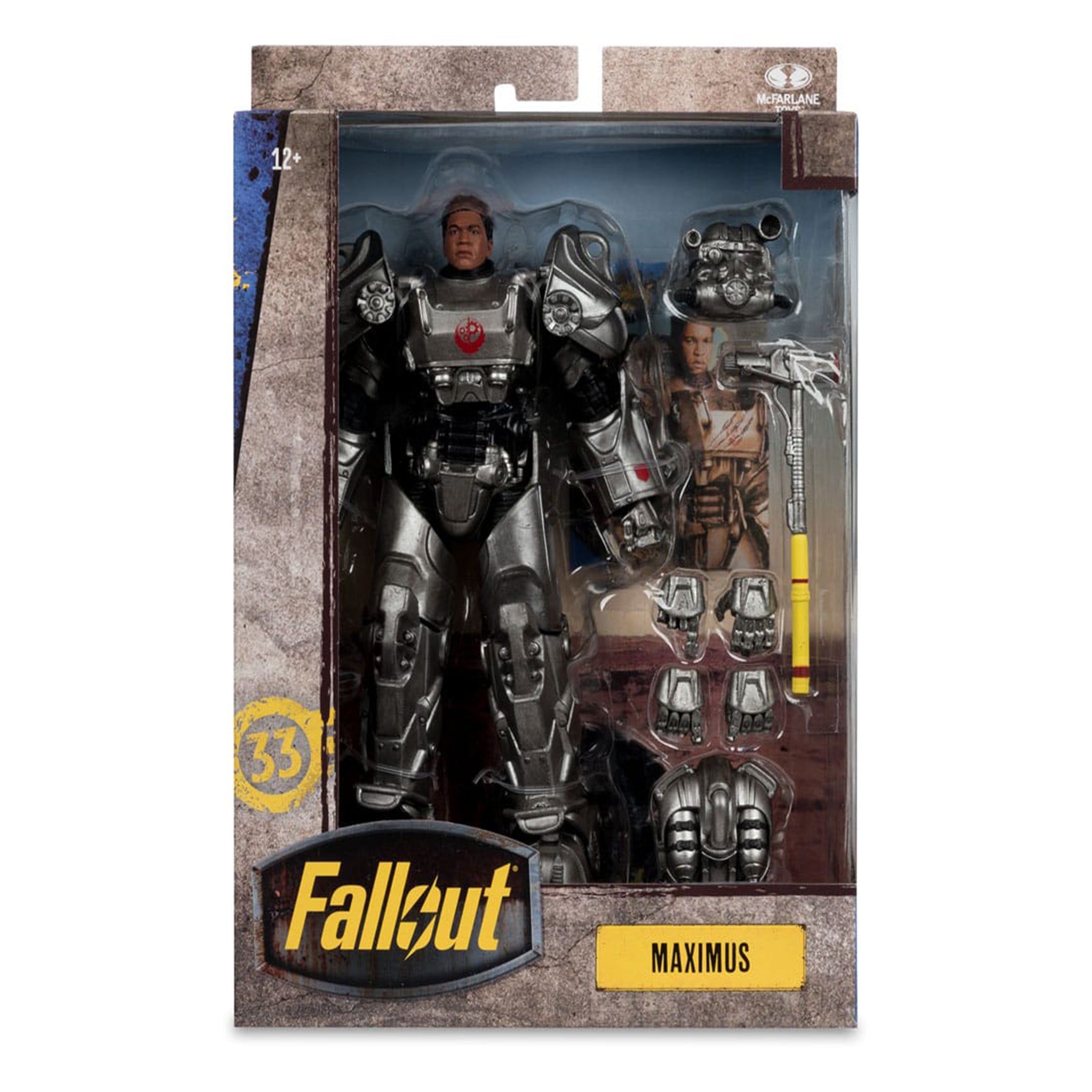 Fallout Season 2 Maximus McFarlane Toys Action Figure 2025 19cm – Fallout, McFarlane Toys, 19 cm, 2025, brand new collector item, Uncanny Collectibles Dublin Ireland