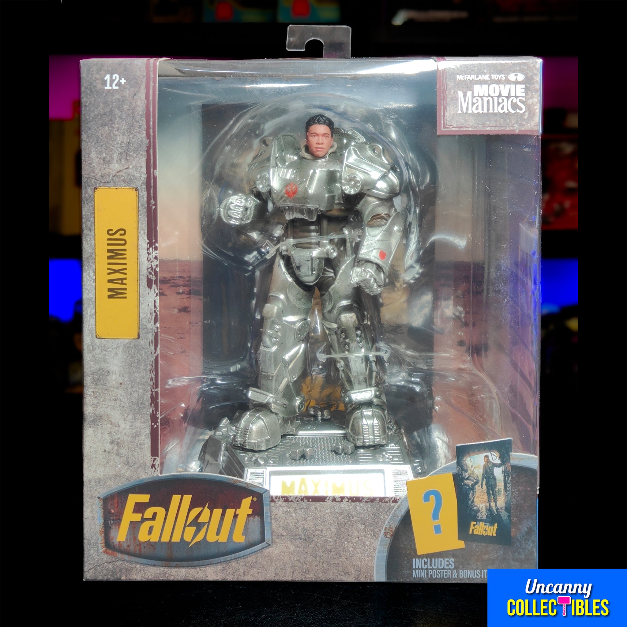 Fallout Season 2 Maximus Movie Maniacs McFarlane Toys Figure 2025 17cm – Fallout, McFarlane Toys, 17 cm, 2025, brand new collector item, Uncanny Collectibles Dublin Ireland