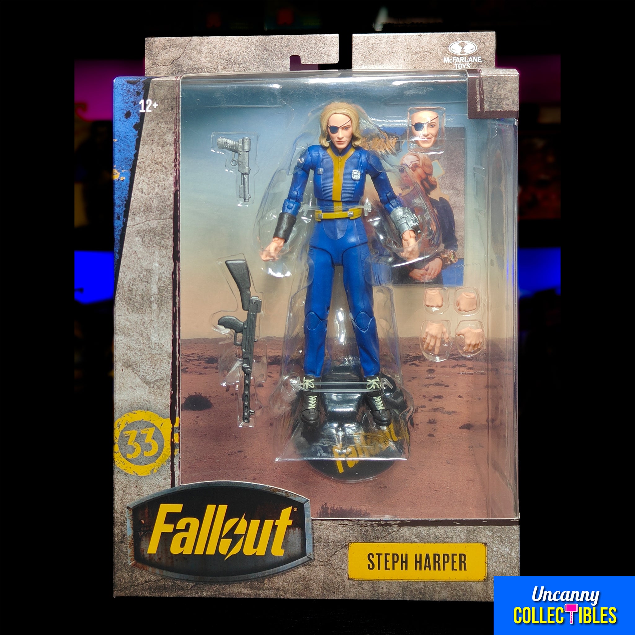 Fallout Season 2 Steph Harper McFarlane Toys Action Figure 2025 16cm – Fallout, McFarlane Toys, 16 cm, 2025, brand new collector item, Uncanny Collectibles Dublin Ireland