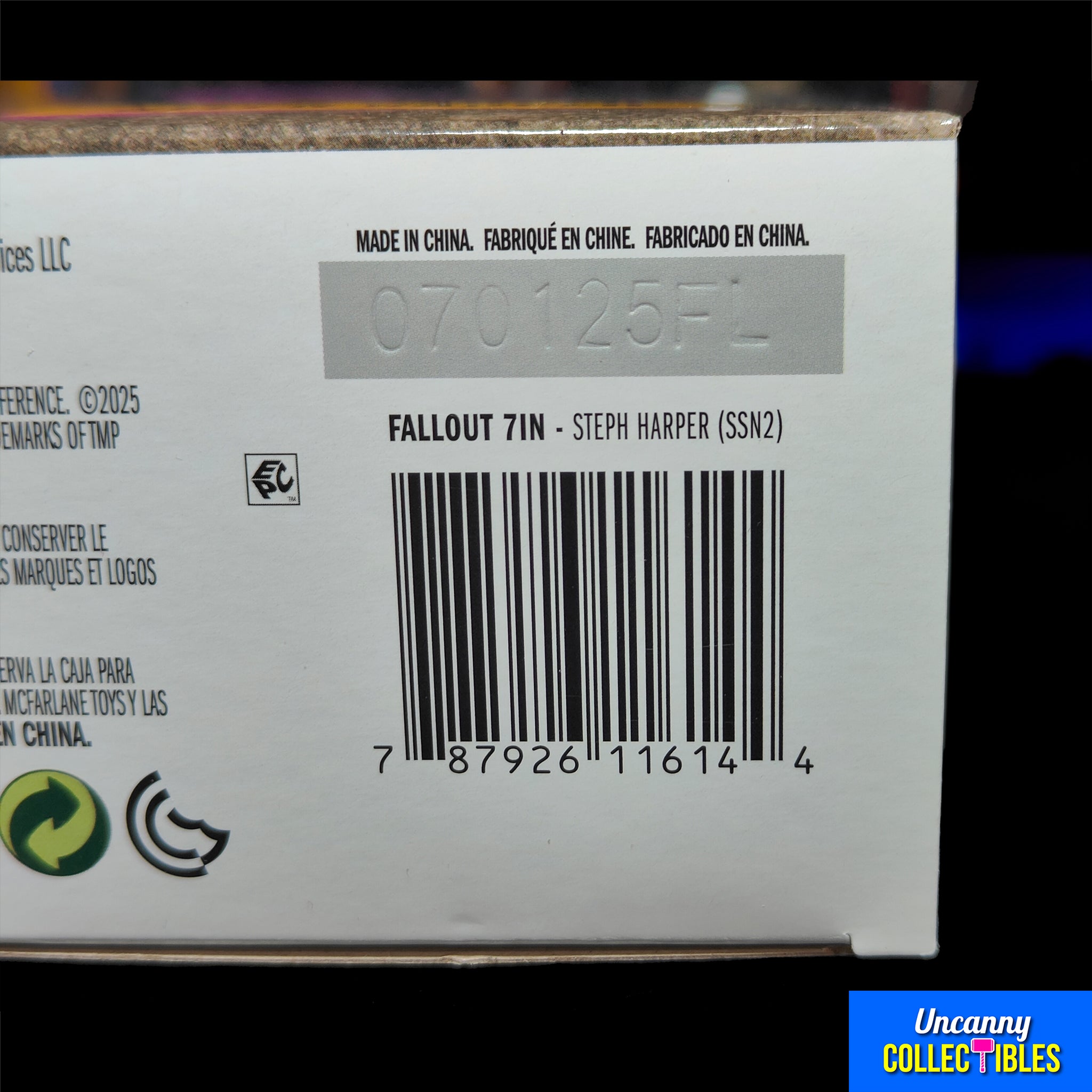Fallout Season 2 Steph Harper McFarlane Toys Action Figure 2025 16cm – Fallout, McFarlane Toys, 16 cm, 2025, brand new collector item, Uncanny Collectibles Dublin Ireland