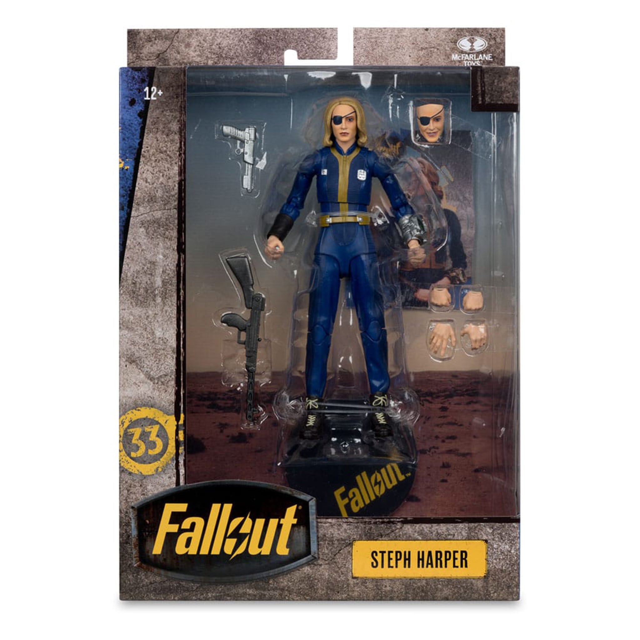 Fallout Season 2 Steph Harper McFarlane Toys Action Figure 2025 16cm – Fallout, McFarlane Toys, 16 cm, 2025, brand new collector item, Uncanny Collectibles Dublin Ireland