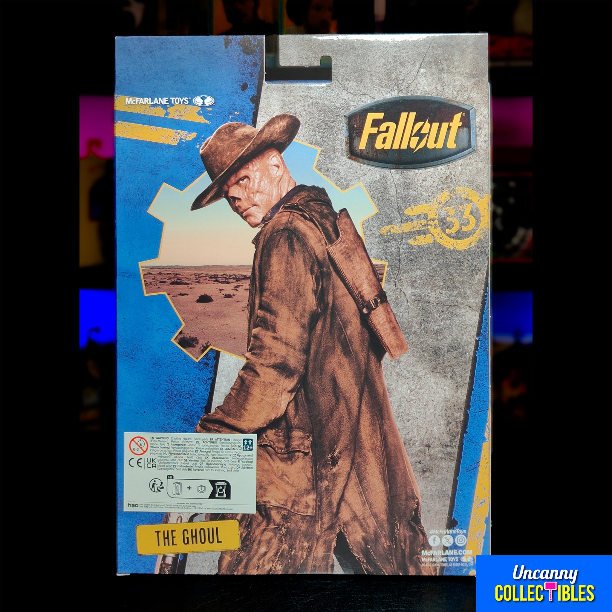 Fallout Season 2 The Ghoul McFarlane Toys Action Figure 2025 17cm – Fallout, McFarlane Toys, 17 cm, 2025, brand new collector item, Uncanny Collectibles Dublin Ireland