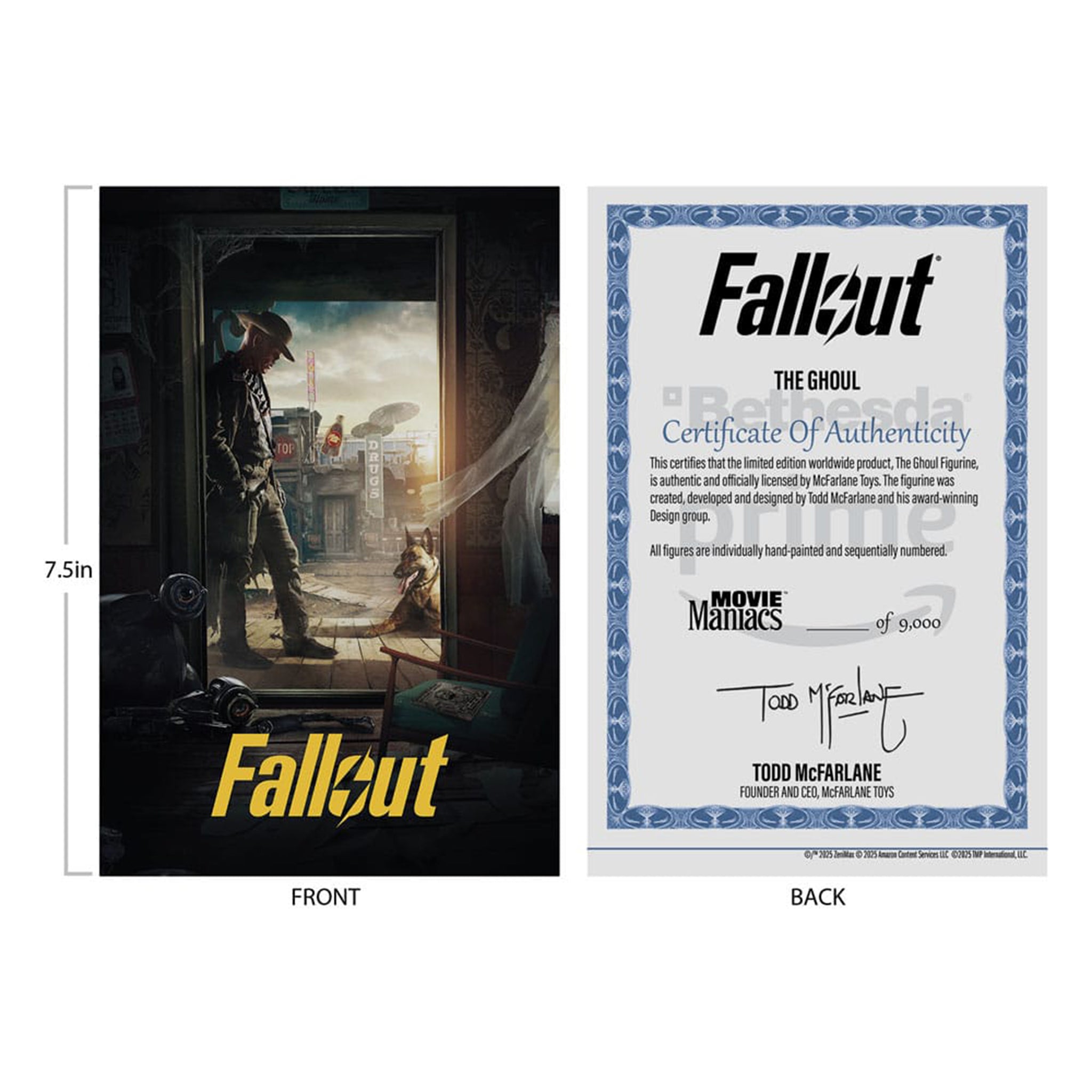 Fallout Season 2 The Ghoul Movie Maniacs McFarlane Toys Figure 2025 17cm – Fallout, McFarlane Toys, 17 cm, 2025, brand new collector item, Uncanny Collectibles Dublin Ireland