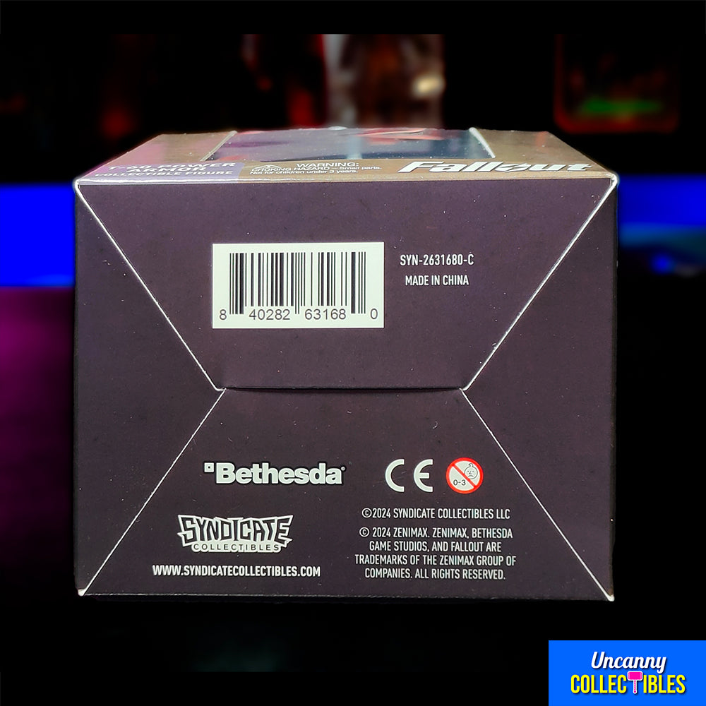 Fallout T-60 Power Armor Syndicate Collectibles 7 cm Mini Figure – Fallout, Syndicate Collectibles, 7 cm, 2025, brand new collector item, Uncanny Collectibles Dublin Ireland