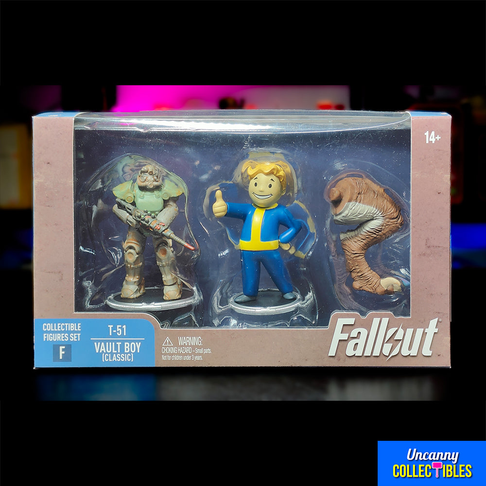 Buy Fallout T 61 Power Armor Amp Classic Vault Boy Syndicate Collectibles Mini Figure 2 Pack collectible online at Uncanny Collectibles