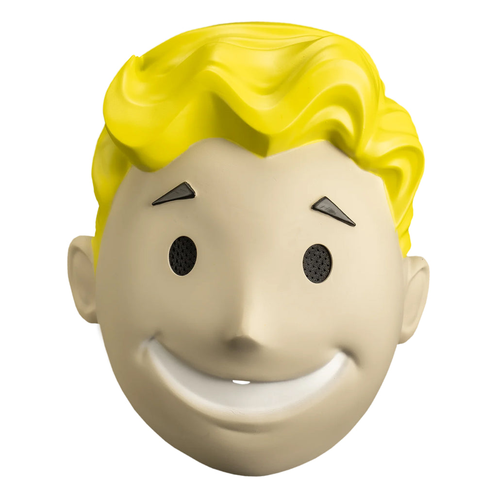 Fallout Vault Boy Retro Trick or Treat Studios Plastic Mask, 30cm, Hard face with elastic strap, 2026, new