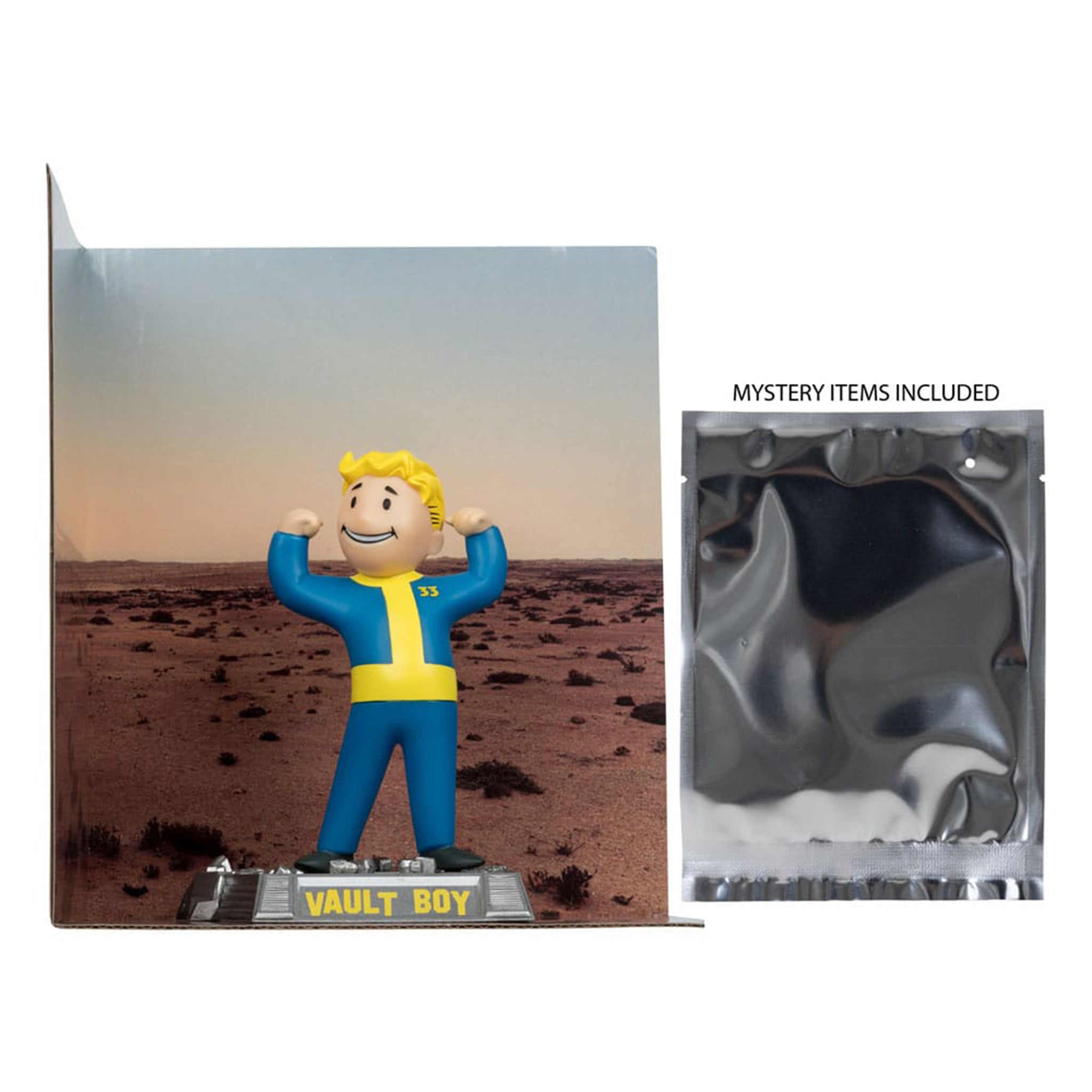 Fallout Vault Boy Version 1 Movie Maniacs McFarlane Toys Figure 2025 14cm – Fallout, McFarlane Toys, 14 cm, 2025, brand new collector item, Uncanny Collectibles Dublin Ireland