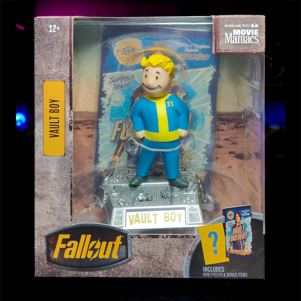 Fallout Vault Boy Version 2 Movie Maniacs McFarlane Toys Figure 2025 14cm