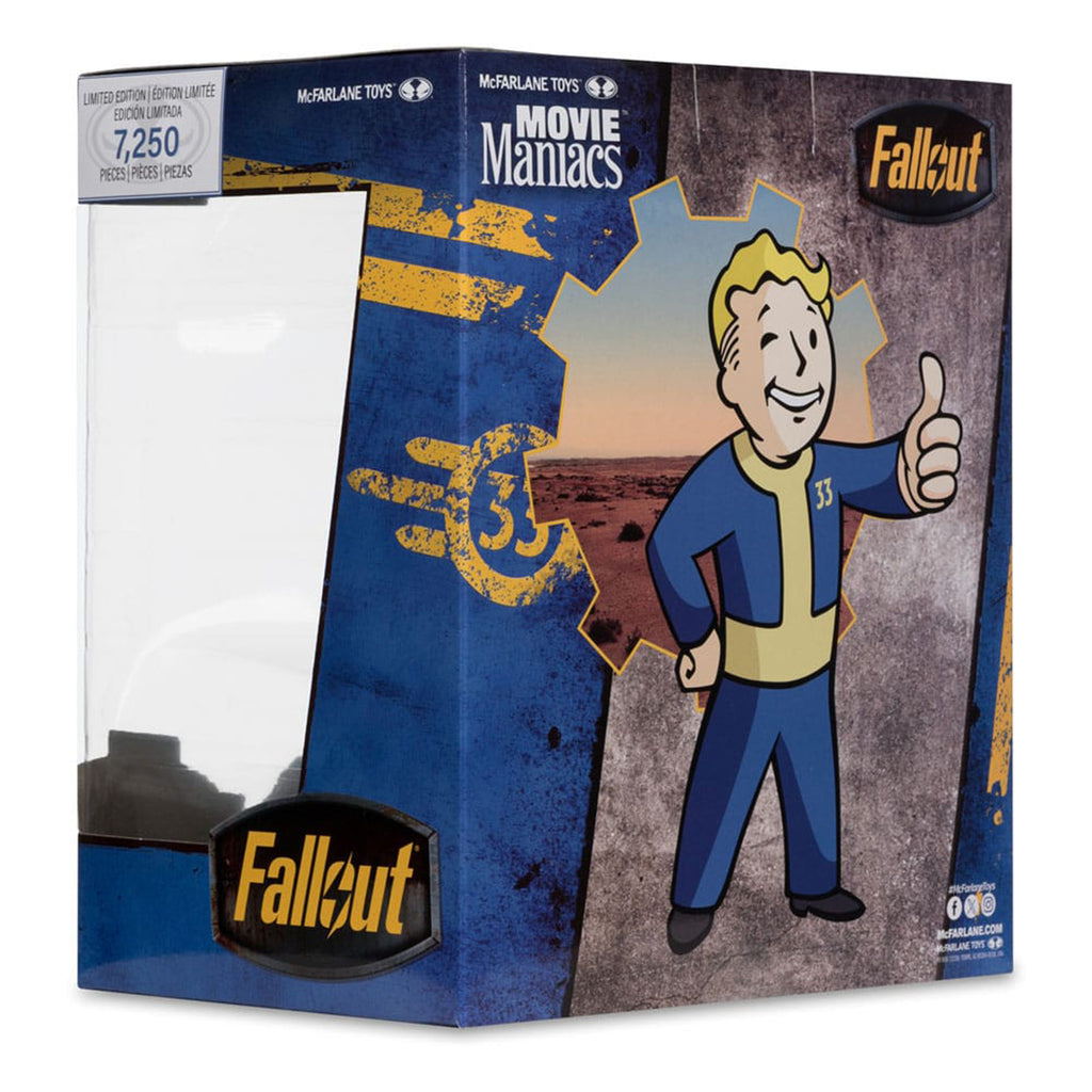 Fallout Vault Boy Version 2 Movie Maniacs McFarlane Toys Figure 2025 14cm