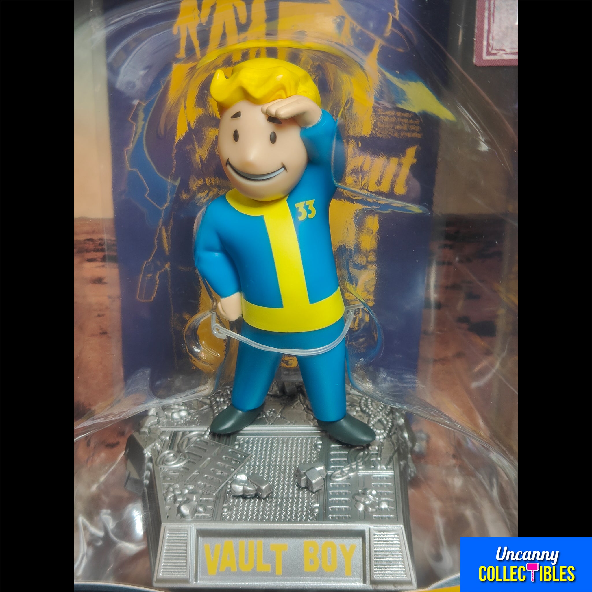 Fallout Vault Boy Version 3 Movie Maniacs McFarlane Toys Figure 2025 14cm – Fallout, McFarlane Toys, 14 cm, 2025, brand new collector item, Uncanny Collectibles Dublin Ireland