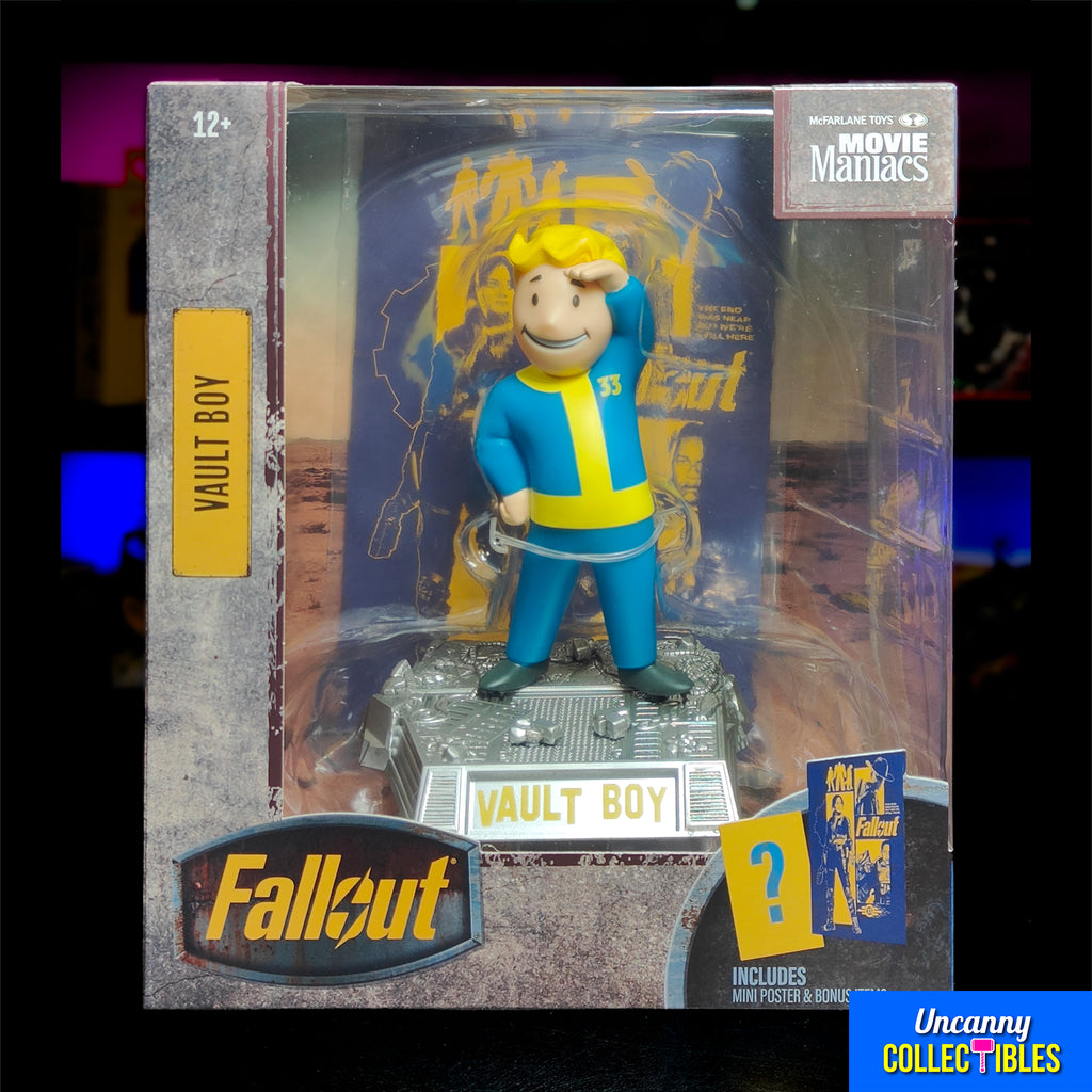 Fallout Vault Boy Version 3 Movie Maniacs McFarlane Toys Figure 2025 14cm