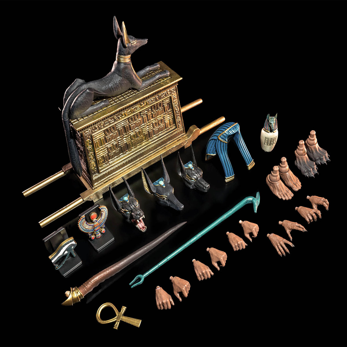 Figura Obscura Anubis Gods of Ancient Egypt Four Horsemen Action Figure 2024