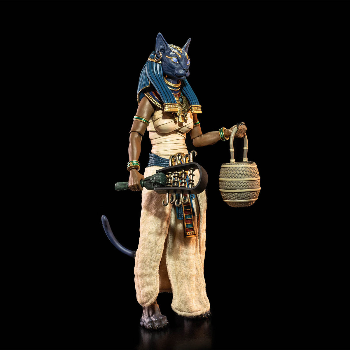 Figura Obscura Bastet Gods of Ancient Egypt Four Horsemen Action Figure 2024