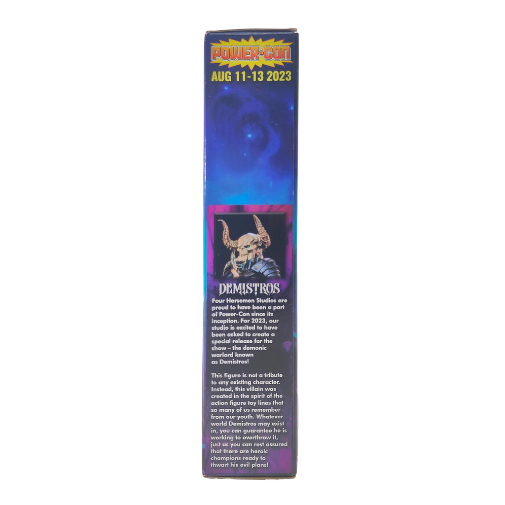 Four Horsemen Demistros Power-Con 2023 Exclusive Action Figure with Cape