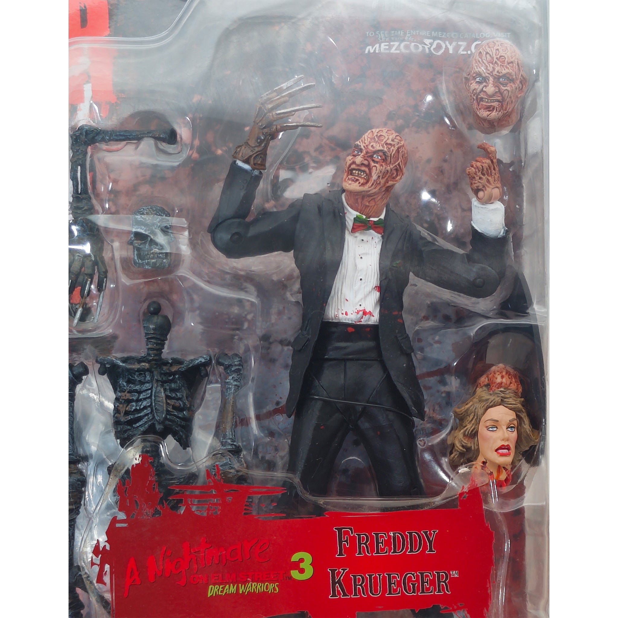 Freddy Krueger Nightmare on Elm Street 3 Dream Warriors Mezco Toyz Action Figure 18cm – Nightmare on Elm Street, Mezco Toyz, 18 cm, 2007, pre-owned collector piece, Uncanny Collectibles Dublin Ireland