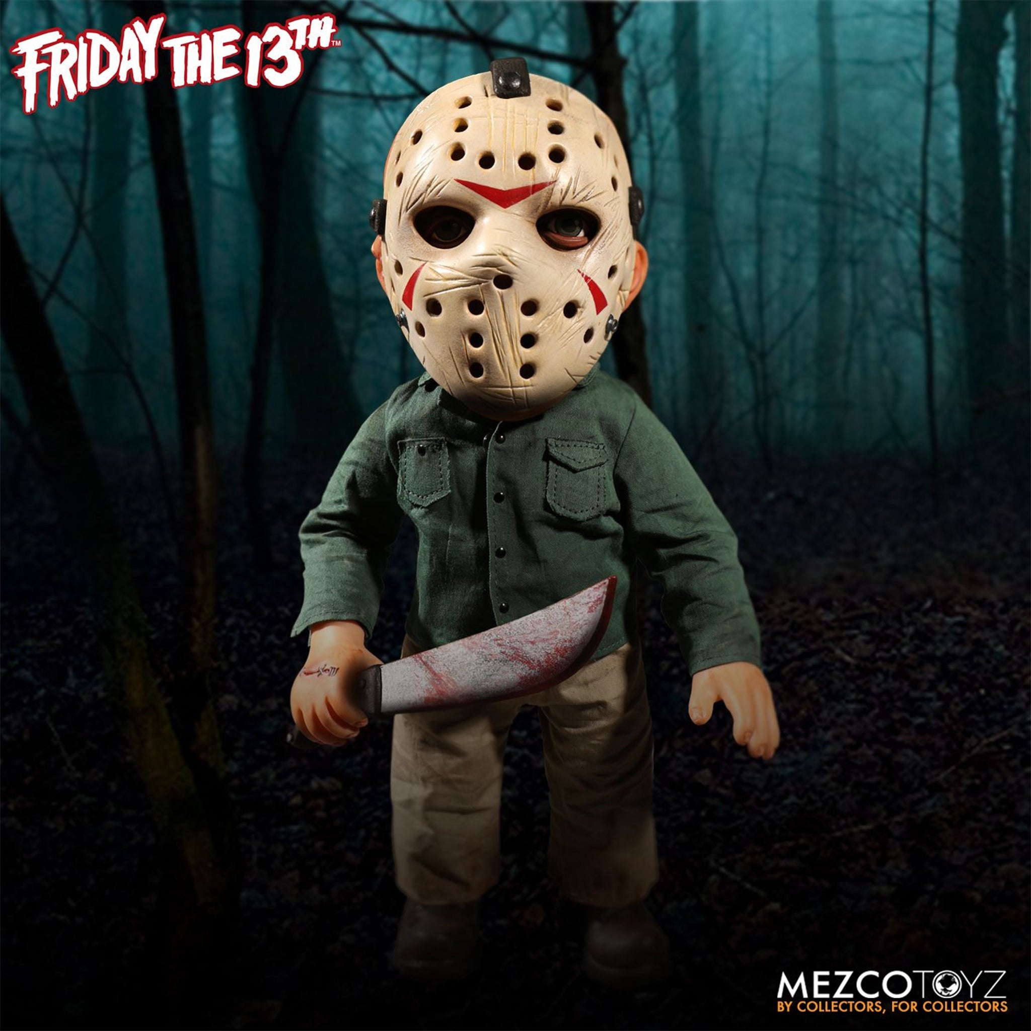Friday the 13th Jason Voorhees MDS Mega Scale Mezco Toyz Figure with Sound, 38cm, 2015, new