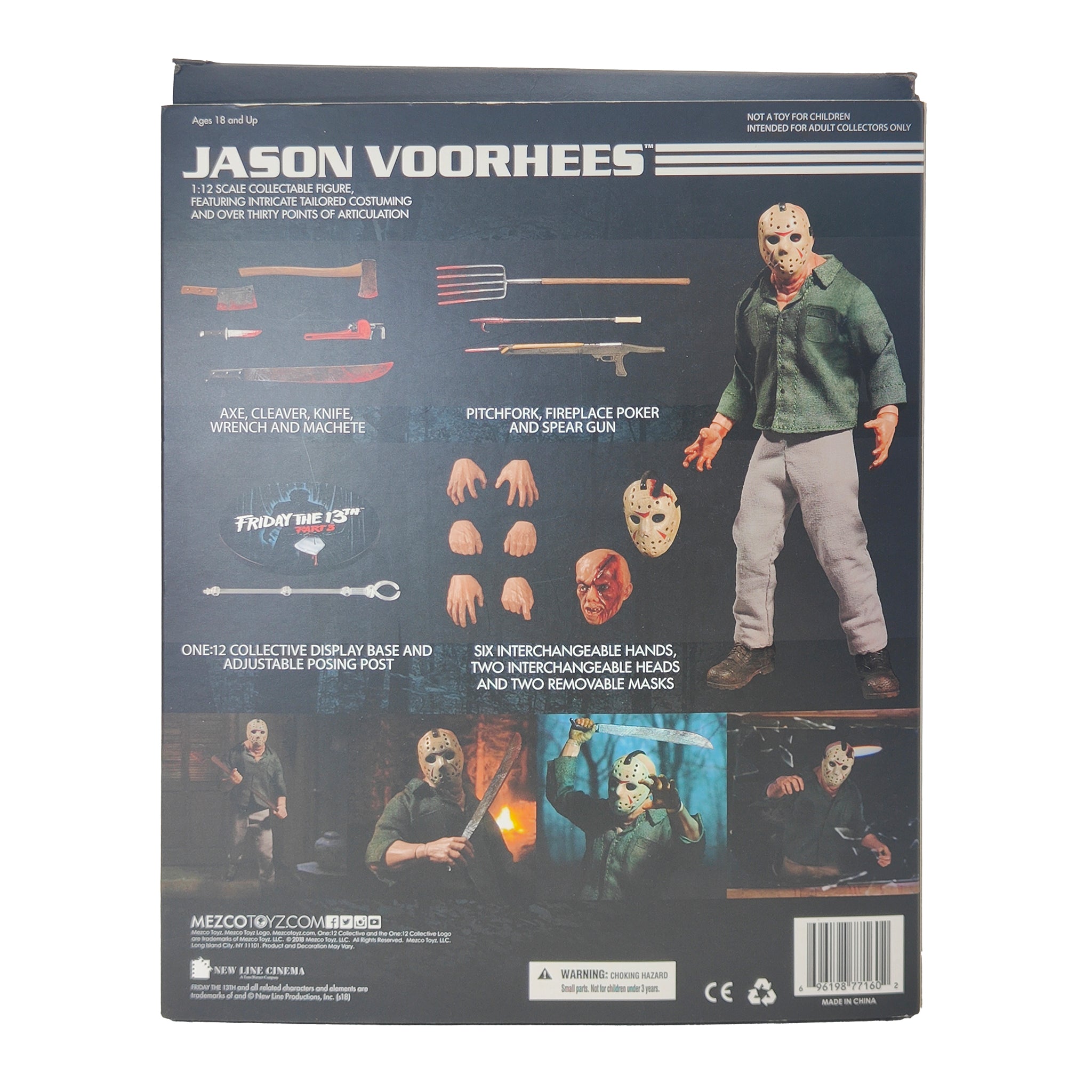 Friday The 13th Jason Voorhees Mezco Toyz One:12 Collective Action Figure 2018 16cm – Friday The 13th, Mezco Toyz, 16 cm, 2018, pre-owned collector piece, Uncanny Collectibles Dublin Ireland