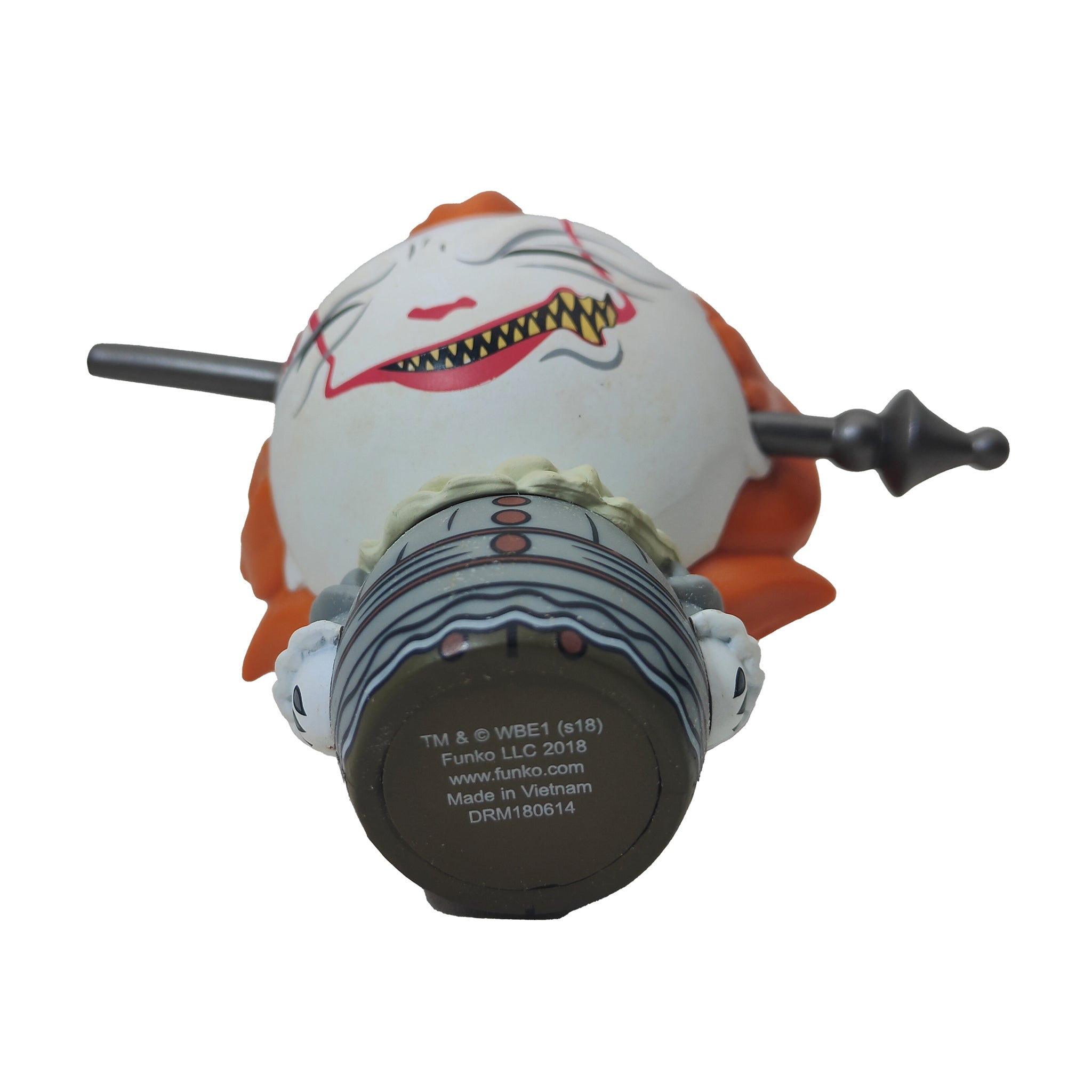 Funko Dorbz Pennywise With Wrought Iron #474 Vinyl Collectible 2018 7cm – IT, Funko, 7 cm, 2017, pre-owned collector piece, Uncanny Collectibles Dublin Ireland