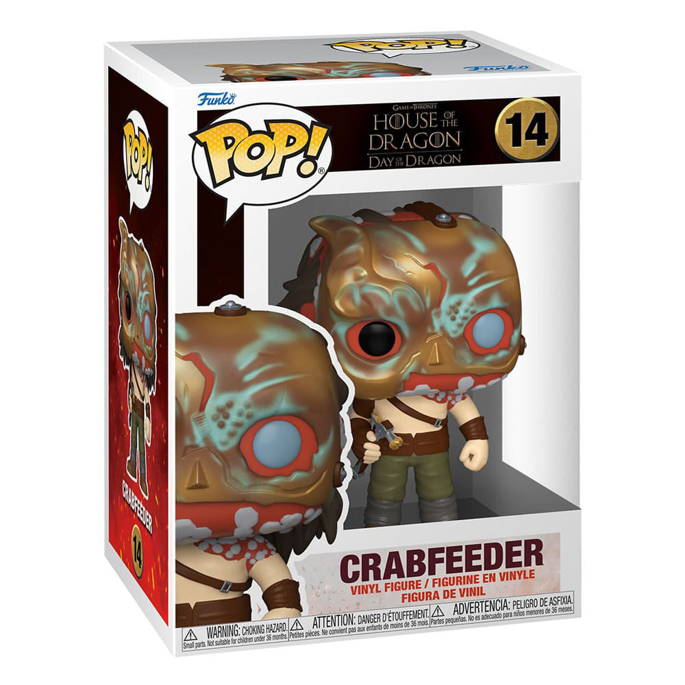 Funko POP GOT House of the Dragon Crabfeeder #14 Vinyl Figure – TV Icons & Heroes, Funko, 9.5 cm, 2023, pre-owned collector piece, Uncanny Collectibles Dublin Ireland