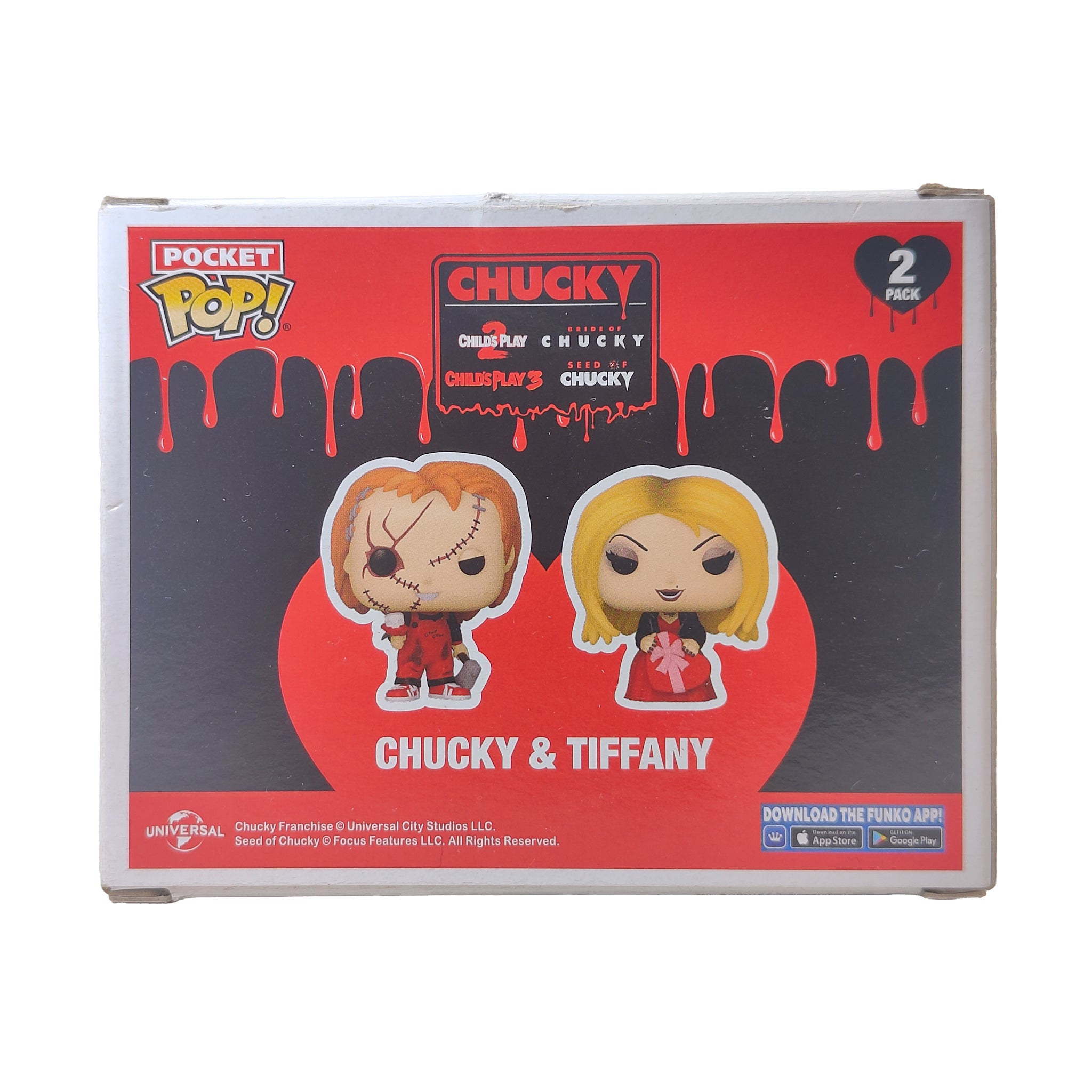 Funko Pocket Pop Chucky and Tiffany Childs Play Bride of Chucky Vinyl Figures – photo 12 of 15