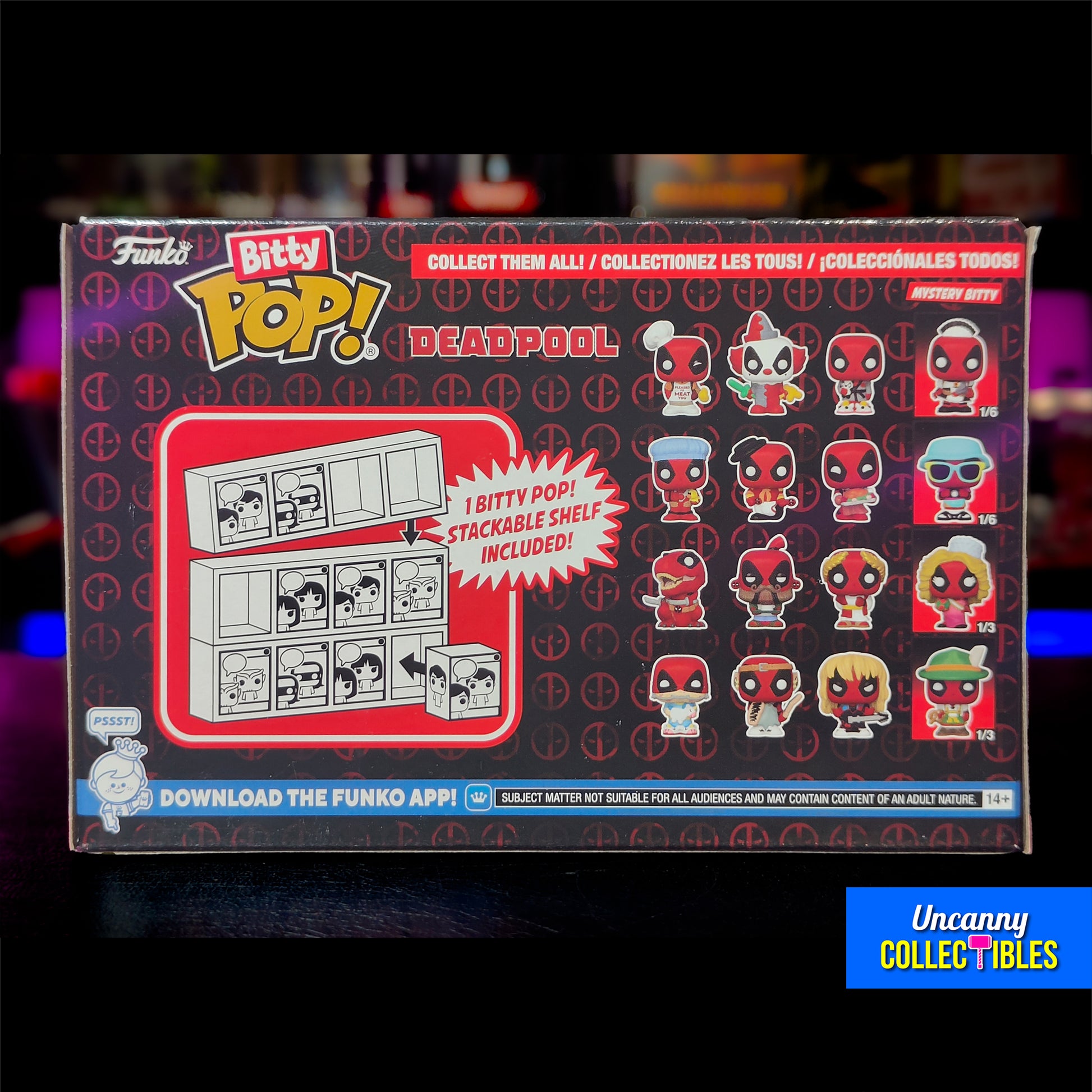 Buy Funko POP Deadpool Dinopool Bitty POP 4 Pack 2.5cm online at Uncanny Collectibles - Fast Delivery from Ireland
