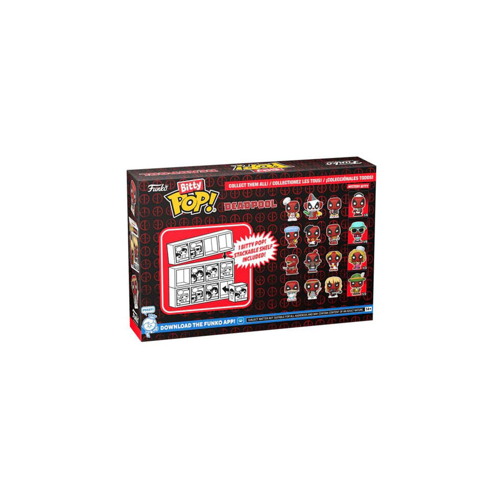 Funko POP Deadpool Dinopool Bitty POP 4 Pack 2.5cm – Marvel Heroes, Funko, 2.5 cm, 2024, brand new collector item, Uncanny Collectibles Dublin Ireland