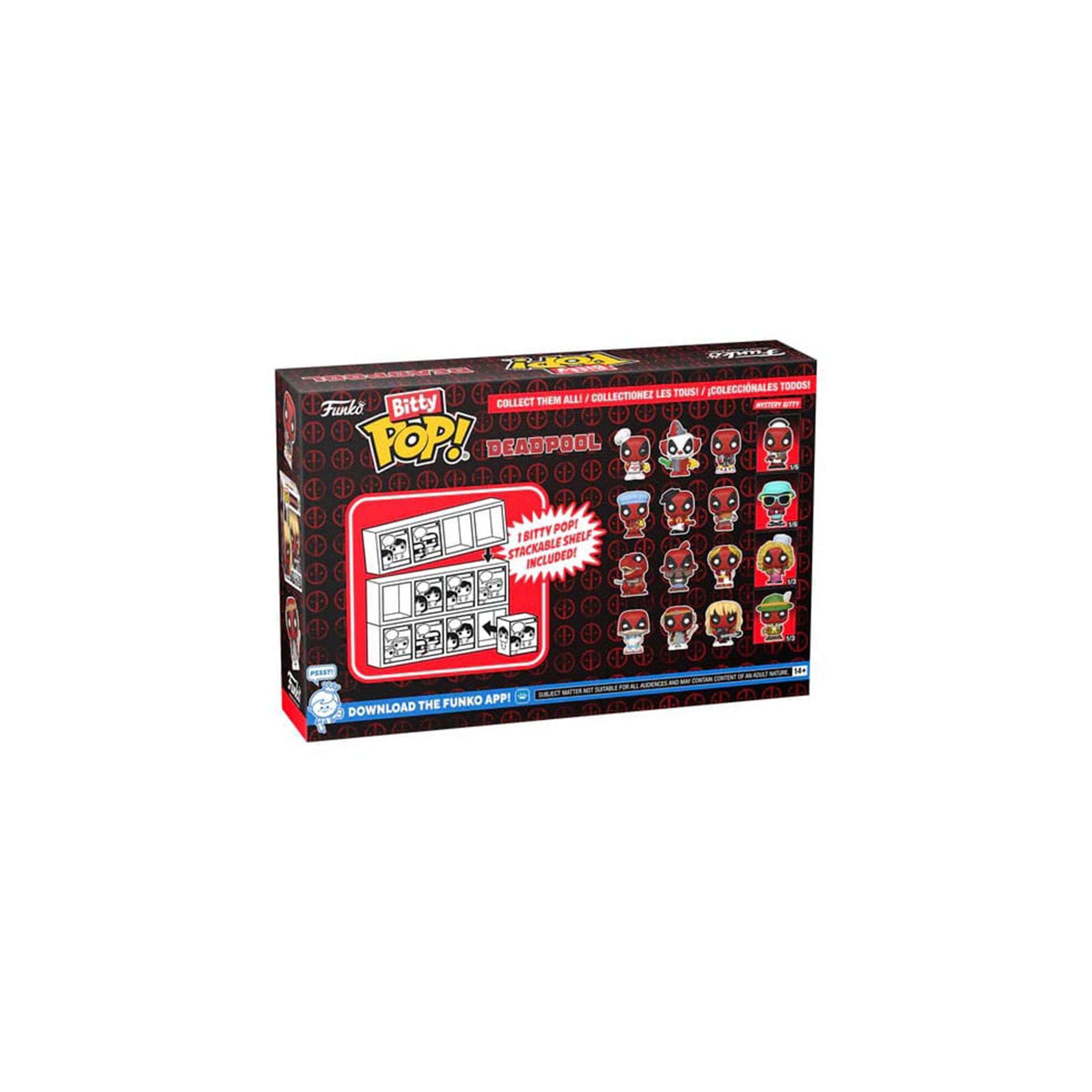 Funko POP Deadpool Dinopool Bitty POP 4 Pack 2.5cm – Marvel Heroes, Funko, 2.5 cm, 2024, brand new collector item, Uncanny Collectibles Dublin Ireland