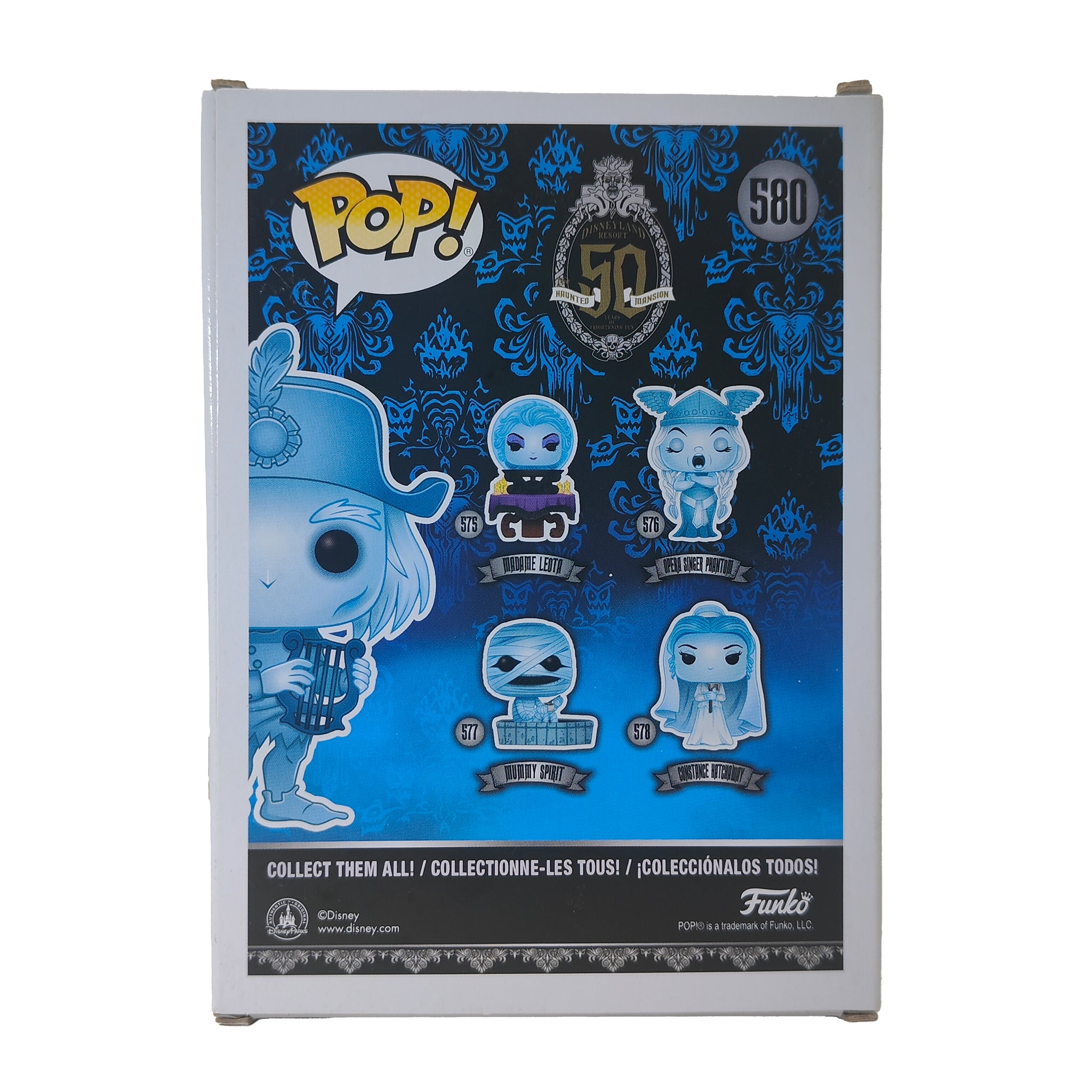 Funko Pop Disney The Haunted Mansion Merry Minstrel 580 Hot Topic Exclusive