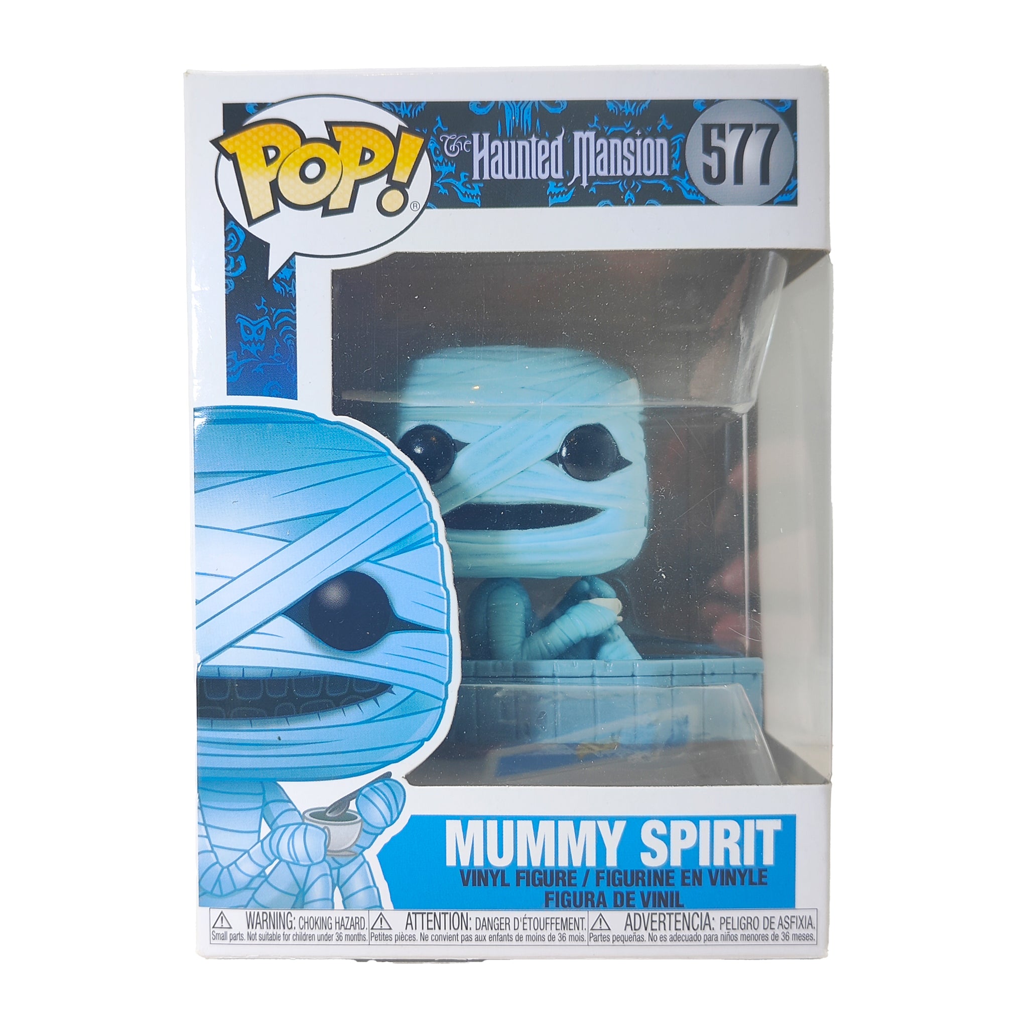 Funko Pop Disney The Haunted Mansion Mummy Spirit 577 Vinyl Figure – Disney, Funko, 9.5 cm, pre-owned collector piece, Uncanny Collectibles Dublin Ireland