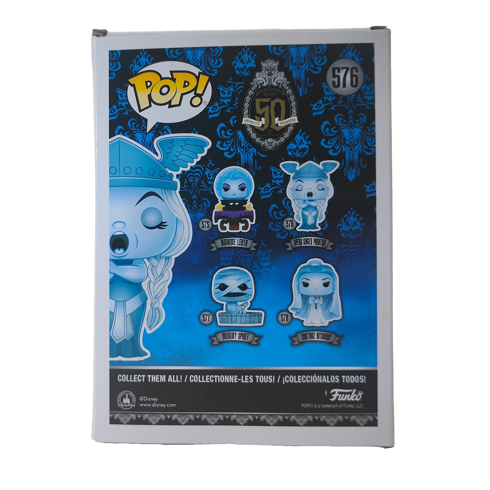 Funko Pop Disney The Haunted Mansion Opera Singer Phantom 576 Vinyl Figure