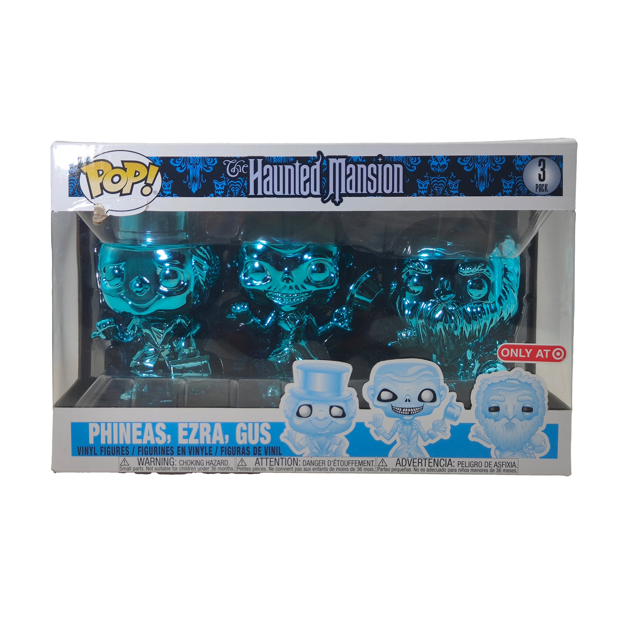 Funko Pop Disney The Haunted Mansion Phineas Ezra Gus 3 Pack Target Exclusive