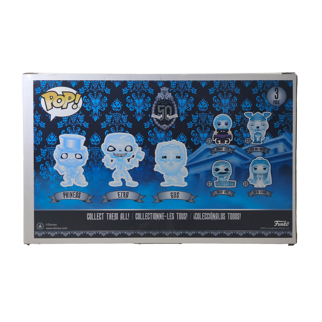 Funko Pop Disney The Haunted Mansion Phineas Ezra Gus 3 Pack Target Exclusive