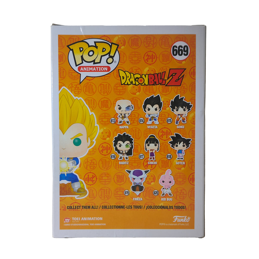 Funko Pop Dragon Ball Z Vegeta 669 2019 Fall Convention Exclusive