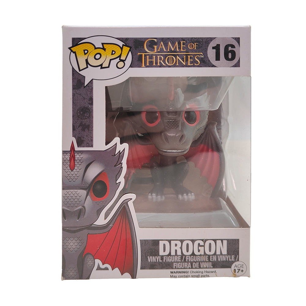 Funko POP Game Of Thrones Drogon #16 Vinyl Figure 2013 – TV Icons & Heroes, Funko, 9.5 cm, 2013, pre-owned collector piece, Uncanny Collectibles Dublin Ireland