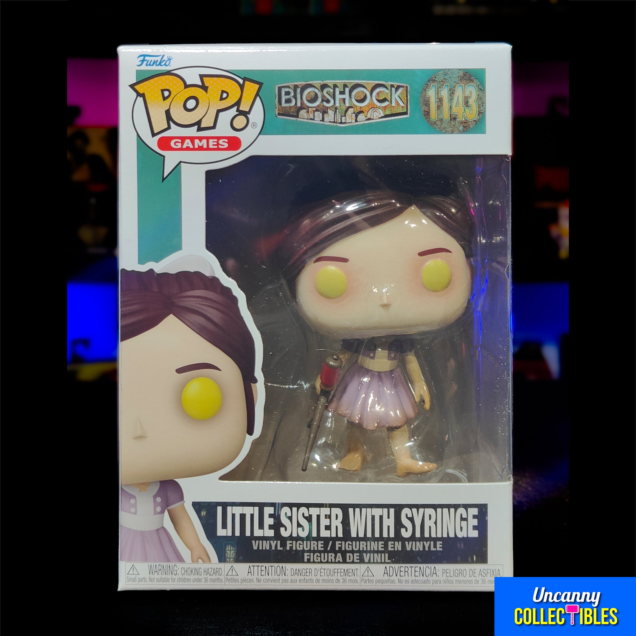 Funko Pop Games Bioshock Little Sister with Syringe 1143 Vinyl Figure