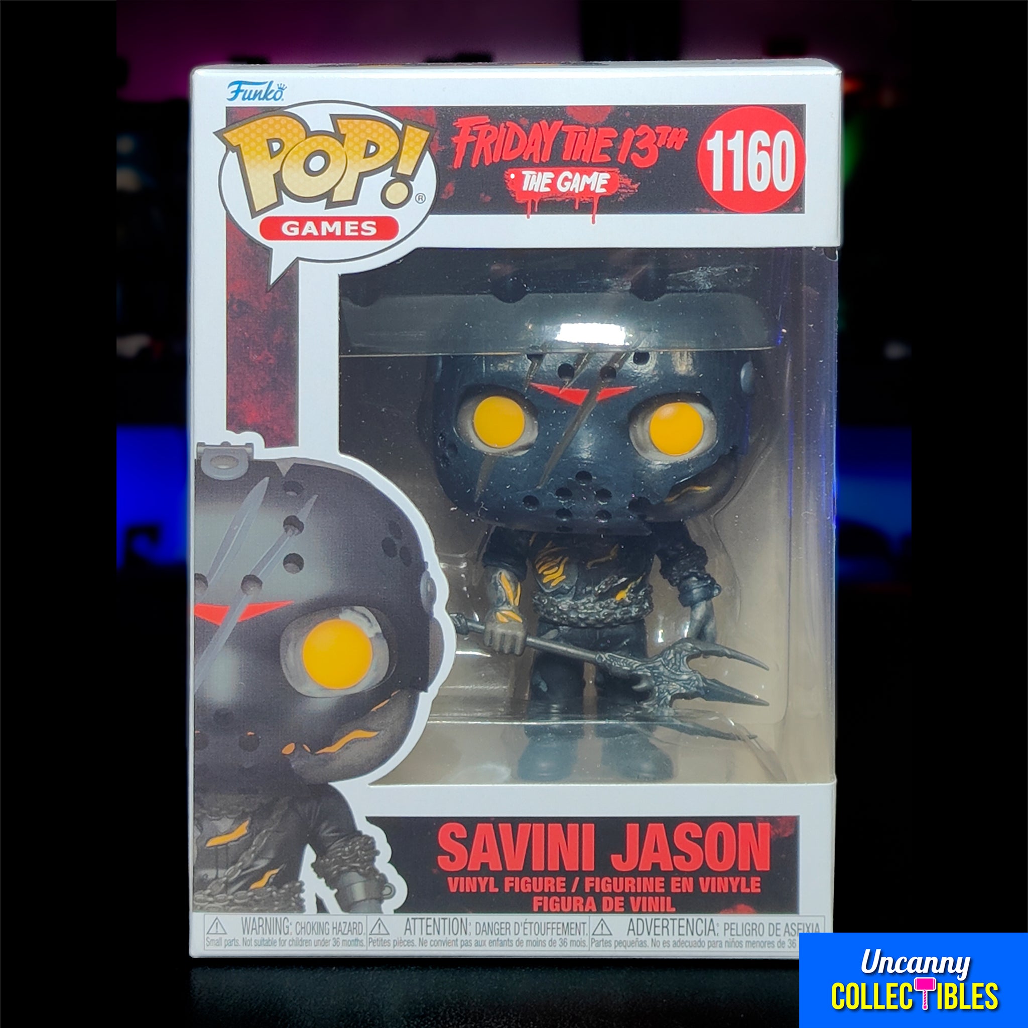 Funko POP Games Friday the 13th Savini Jason 1160 Vinyl Figure – Friday The 13th, Funko, 9.5 cm, brand new collector item, Uncanny Collectibles Dublin Ireland
