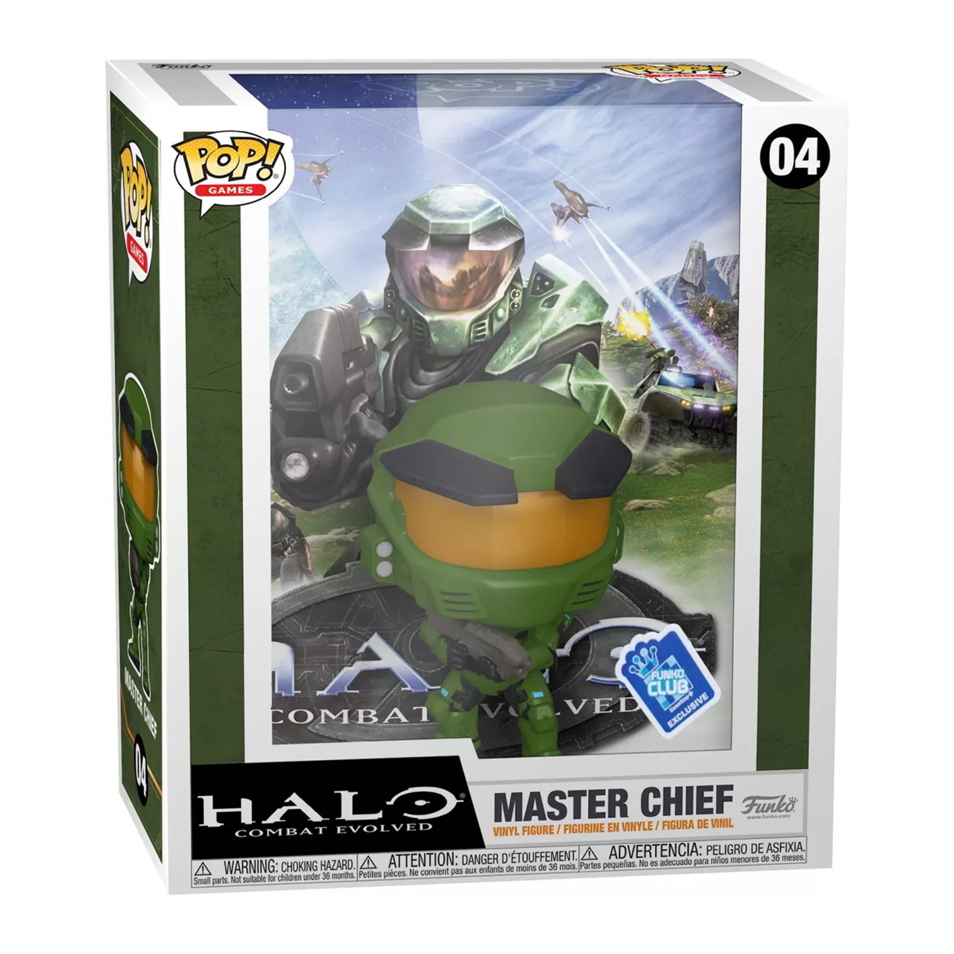 Funko POP Games Halo Combat Evolved Master Chief 04 Funko Club Exclusive 2021