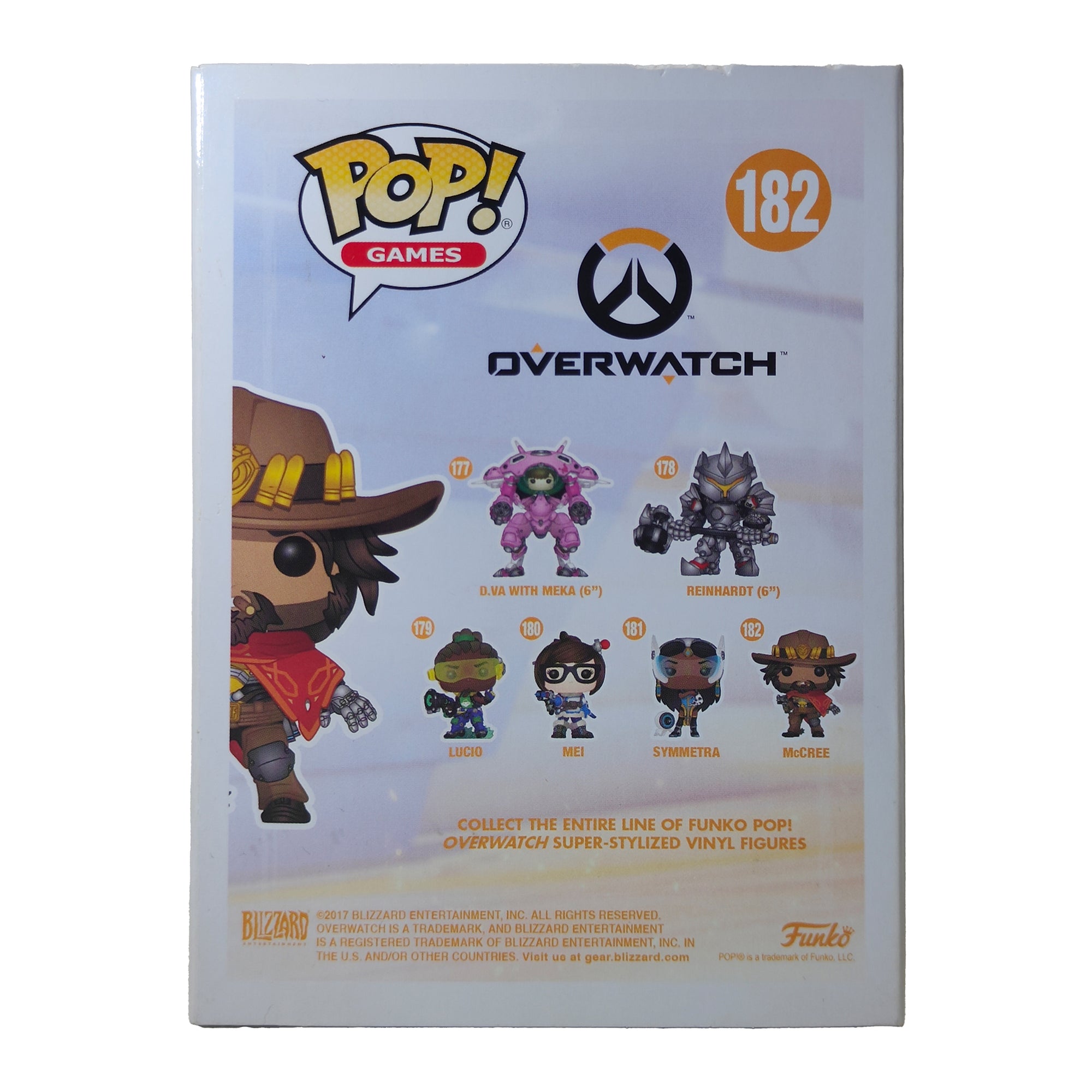 Funko POP Games Overwatch McCree #182 Vinyl Figure 2017 9.5cm