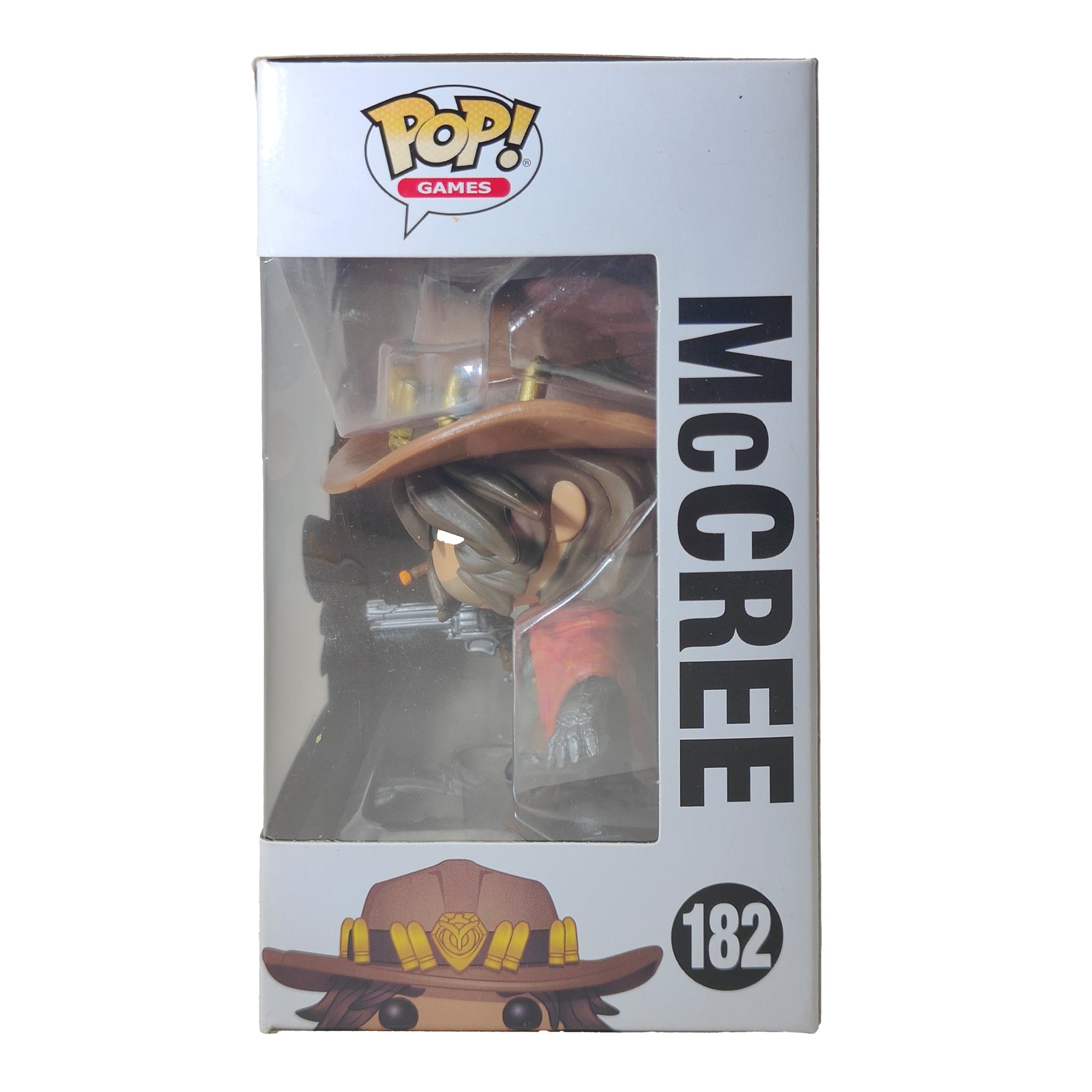 Funko POP Games Overwatch McCree #182 Vinyl Figure 2017 9.5cm – Video Game Characters, Funko, 9.5 cm, 2017, pre-owned collector piece, Uncanny Collectibles Dublin Ireland