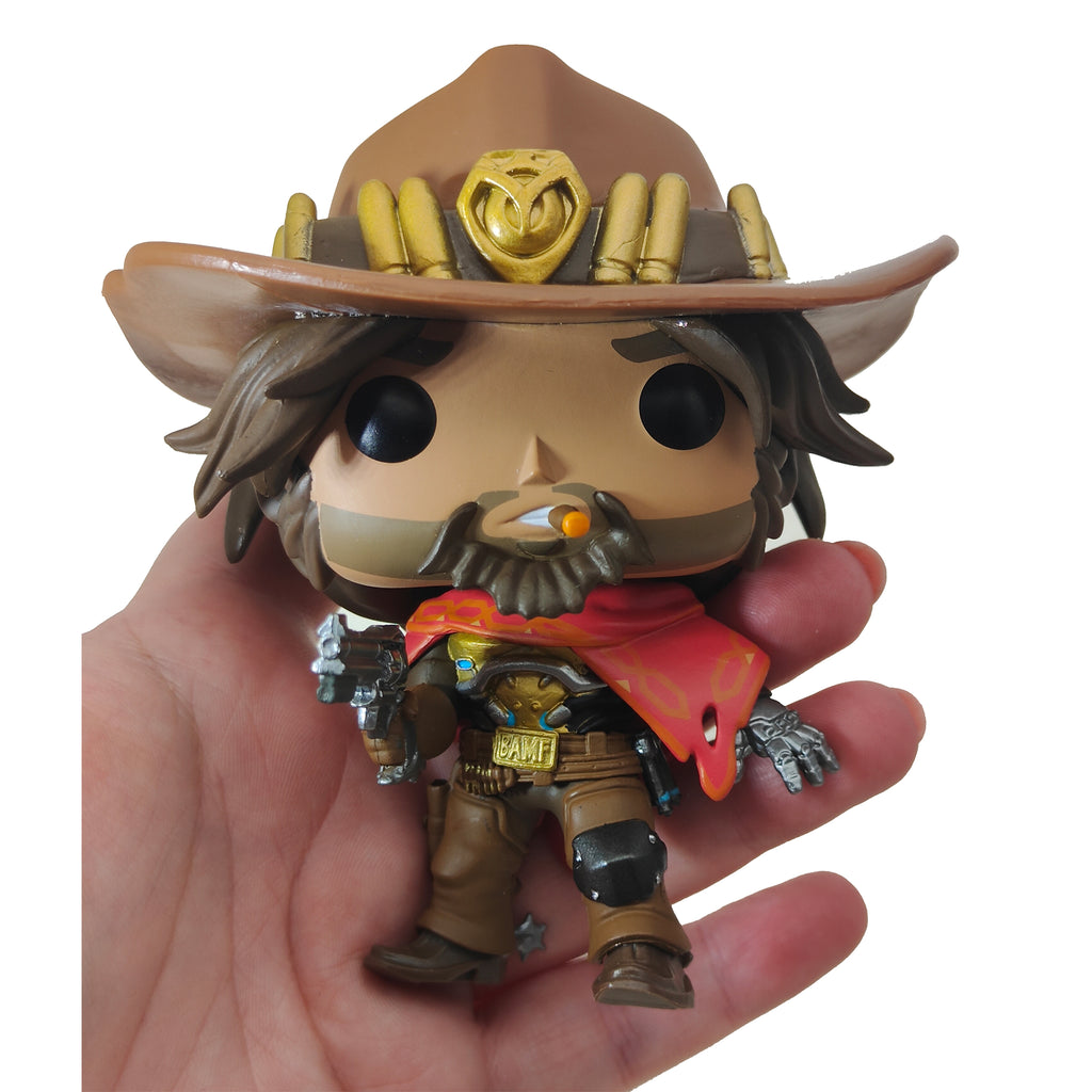 Funko POP Games Overwatch McCree #182 Vinyl Figure 2017 9.5cm – Video Game Characters, Funko, 9.5 cm, 2017, pre-owned collector piece, Uncanny Collectibles Dublin Ireland