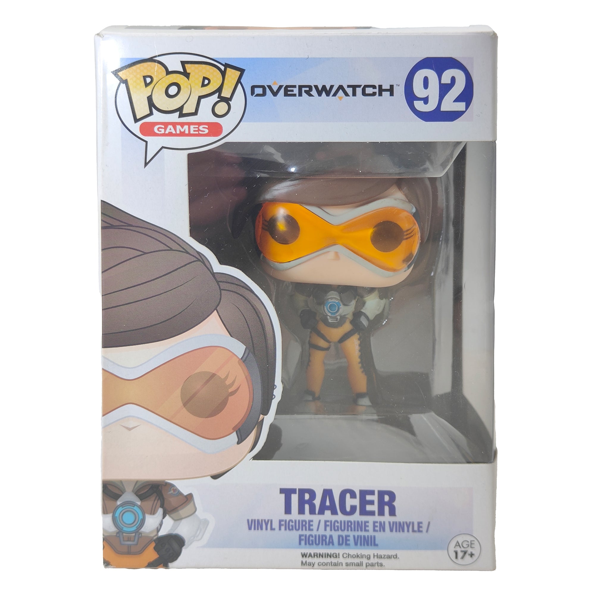 Funko POP Games Overwatch Tracer #92 Vinyl Figure 2017 9.5cm