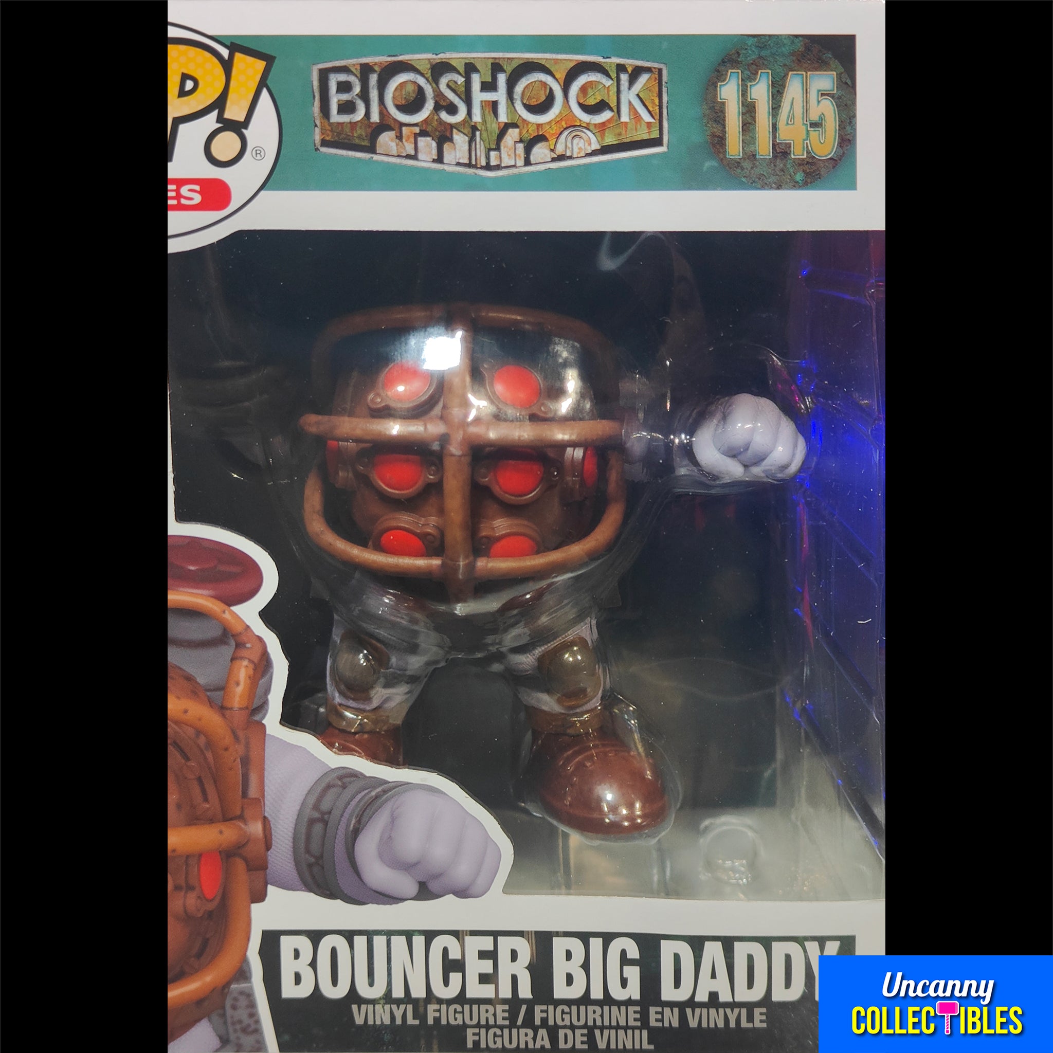 Funko Pop Games Bioshock Bouncer Big Daddy 1145 Super Sized Vinyl Figure