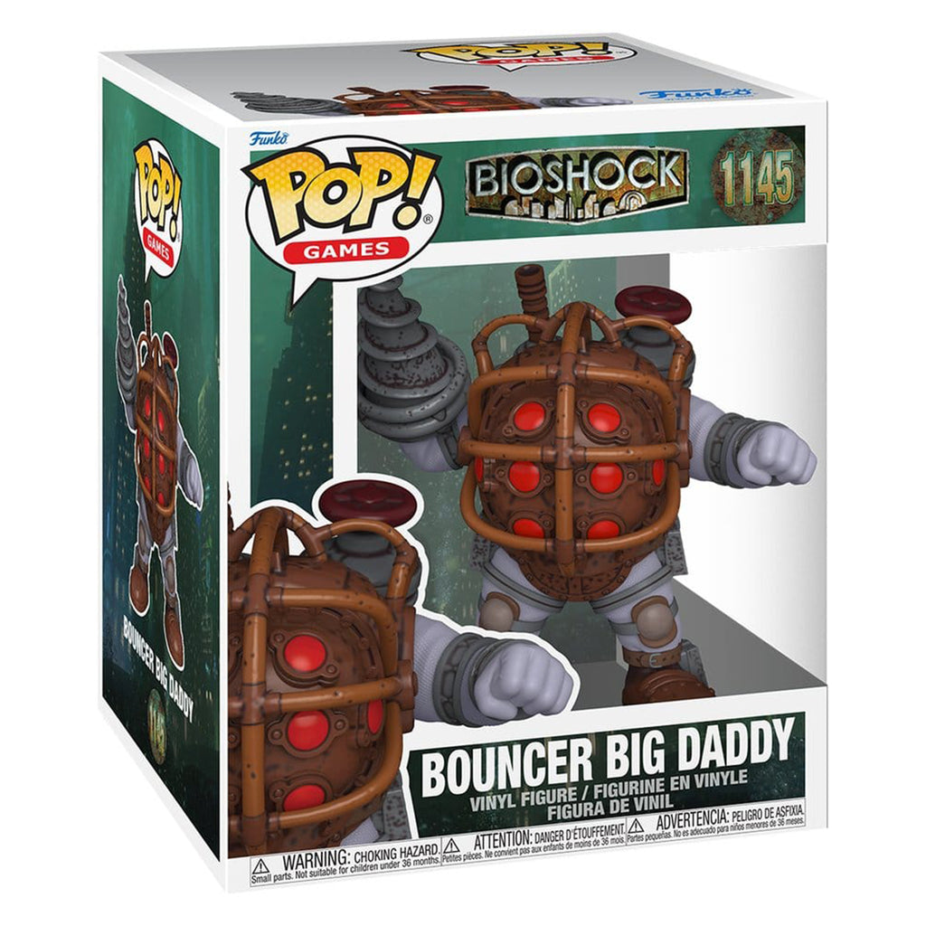 Funko Pop Games Bioshock Bouncer Big Daddy 1145 Super Sized Vinyl Figure