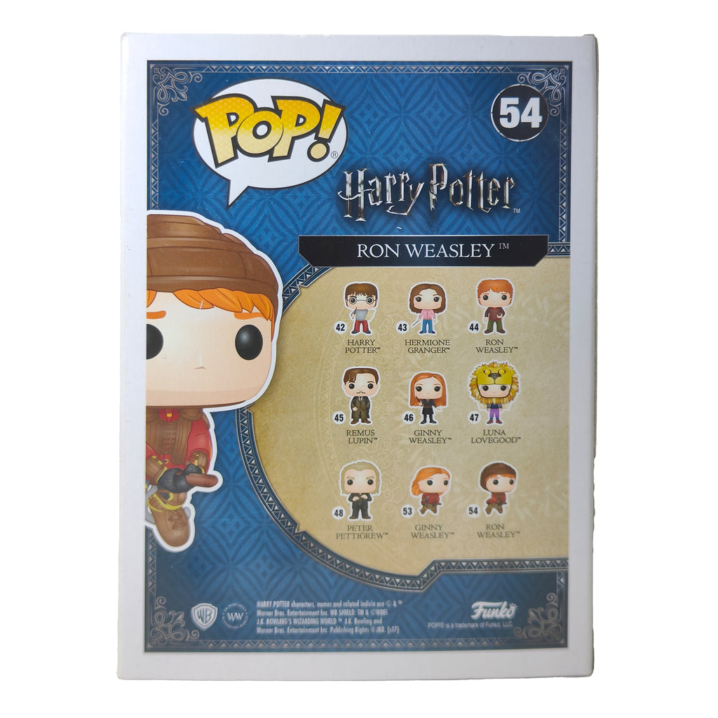 Funko POP Harry Potter Ron Weasley #54 Vinyl Figure 2017 9.5cm – Movie Icons & Heroes, Funko, 9.5 cm, 2017, pre-owned collector piece, Uncanny Collectibles Dublin Ireland