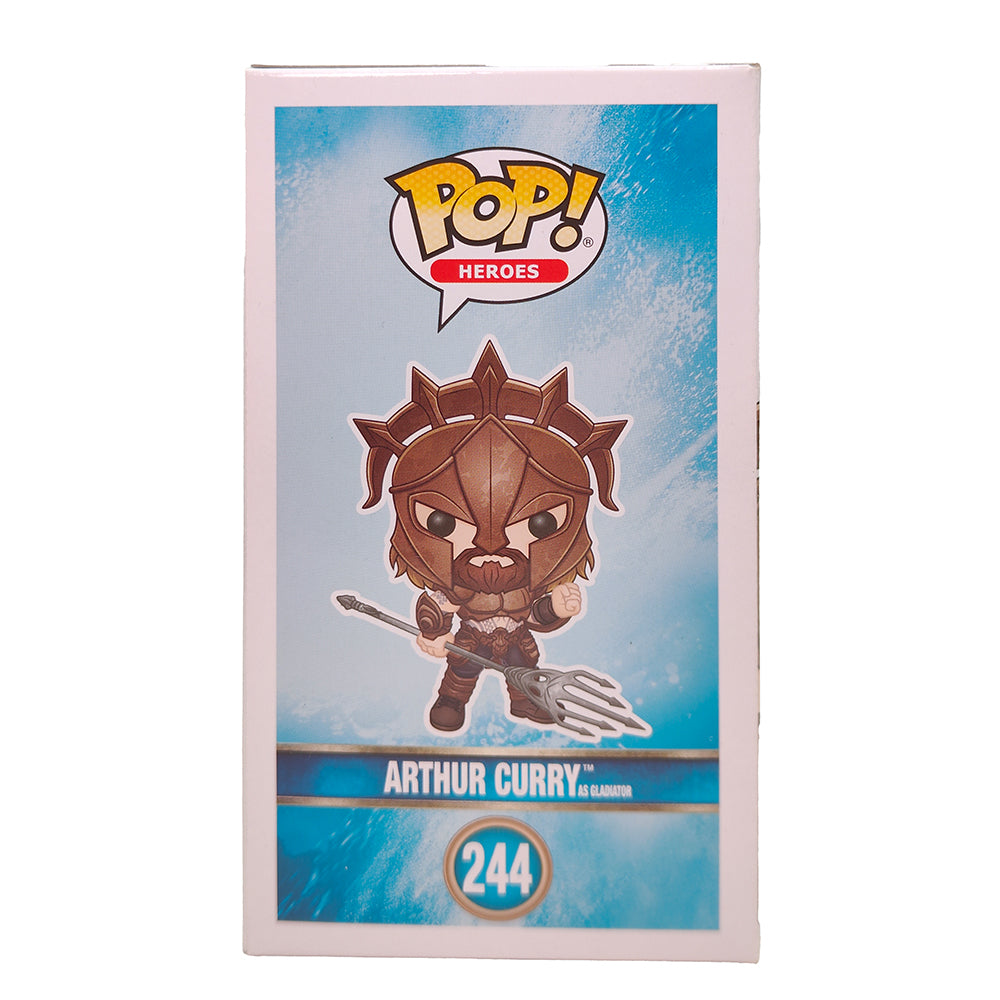 Funko POP Heroes Aquaman Arthur Curry As Gladiator #244 Special Edition Vinyl Figure 2018 – DC Heroes, Funko, 9.5 cm, 2018, pre-owned collector piece, Uncanny Collectibles Dublin Ireland