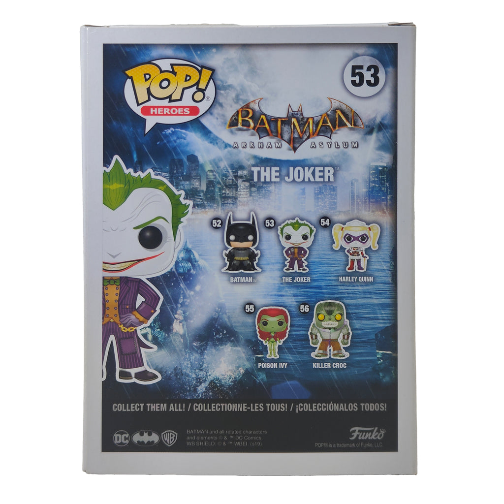 Funko Pop Heroes DC Batman Arkham Asylum The Joker 53 Special Edition