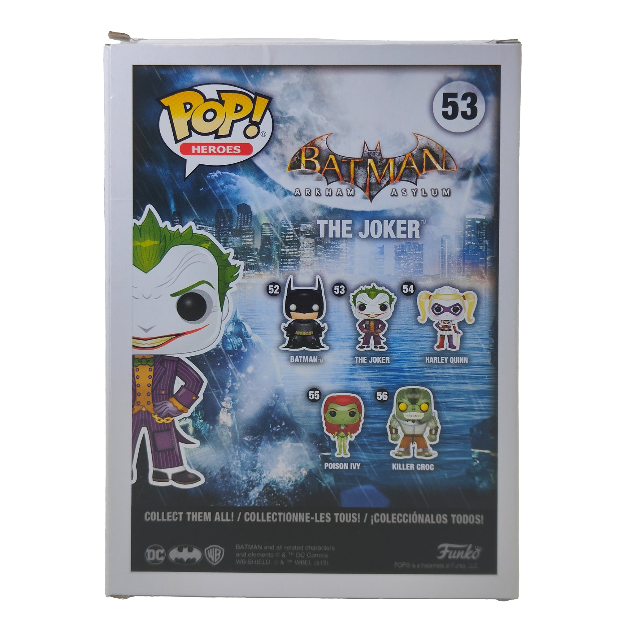 Funko Pop Heroes DC Batman Arkham Asylum The Joker 53 Special Edition