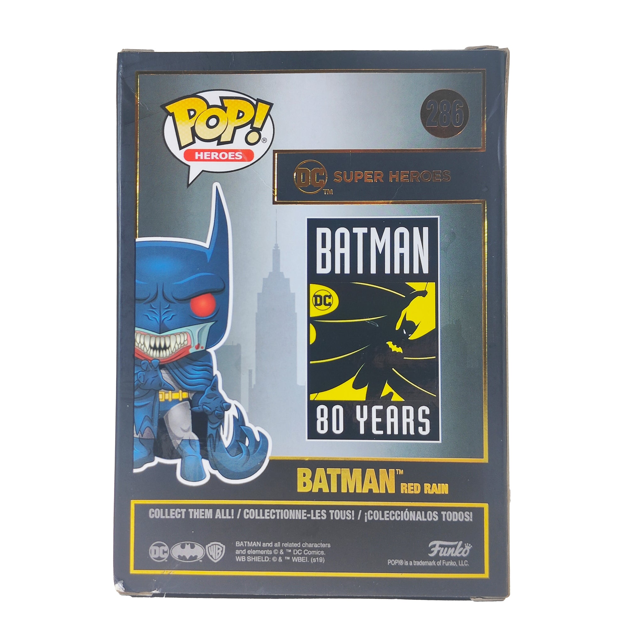 Funko Pop Heroes DC Batman Red Rain 286 Vinyl Figure