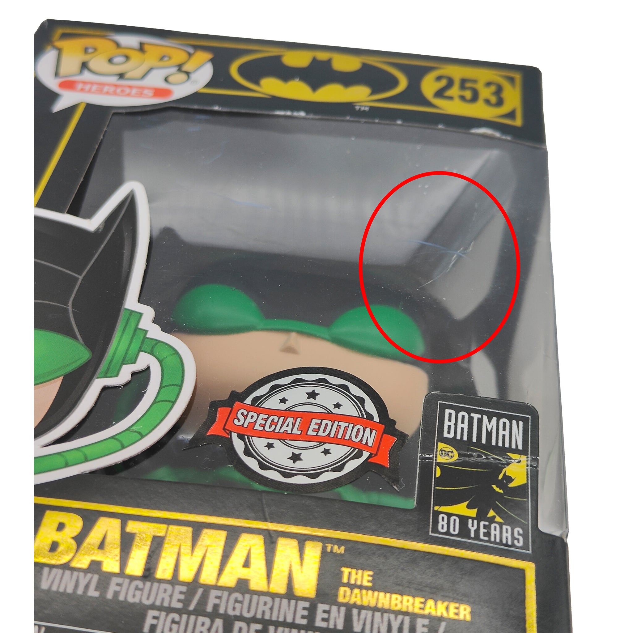 Funko Pop Heroes DC Batman The Dawnbreaker 253 80th Anniversary