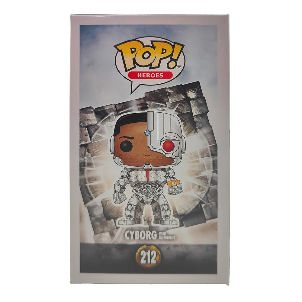 Funko POP Heroes Justice League Cyborg And Motherbox #212 Vinyl Figure 2017 Exclusive – DC Heroes, Funko, 9.5 cm, 2019, pre-owned collector piece, Uncanny Collectibles Dublin Ireland